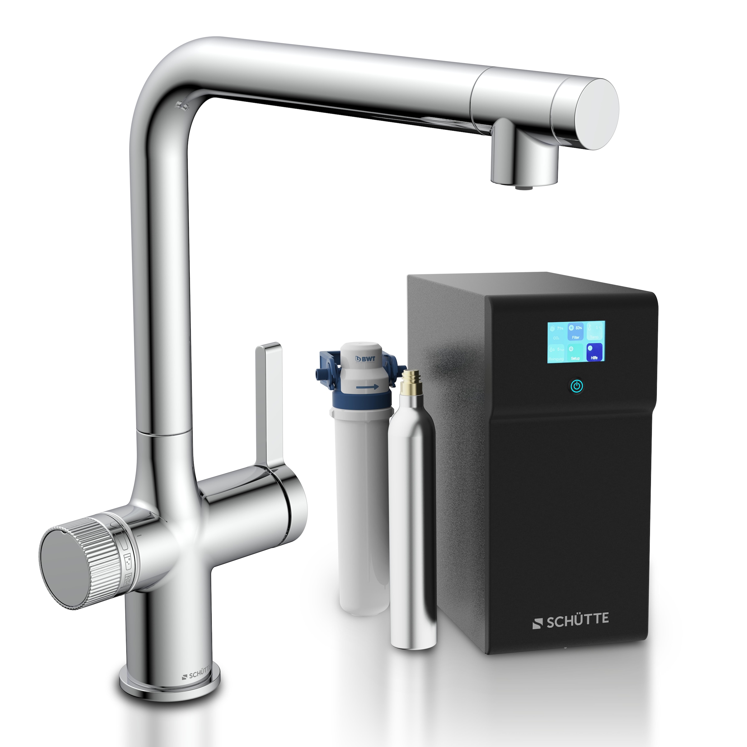 Schütte Spültischarmatur »»AQUASTAR PREMIUM« Sprudelwasser-Spültischarmatur«