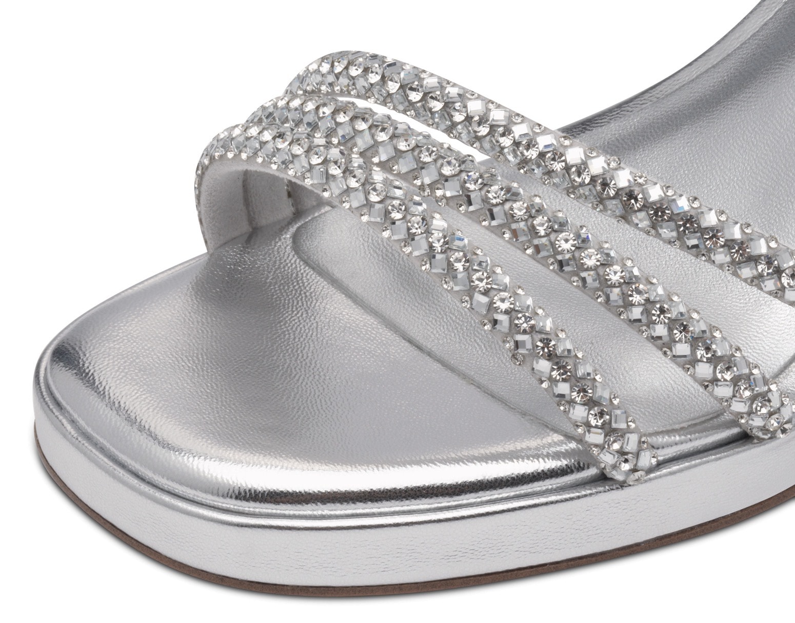 Tamaris Sandalette, Blockabsatz, Abendschuh, Festtagsschuh, funkelnde Strasssteinchen