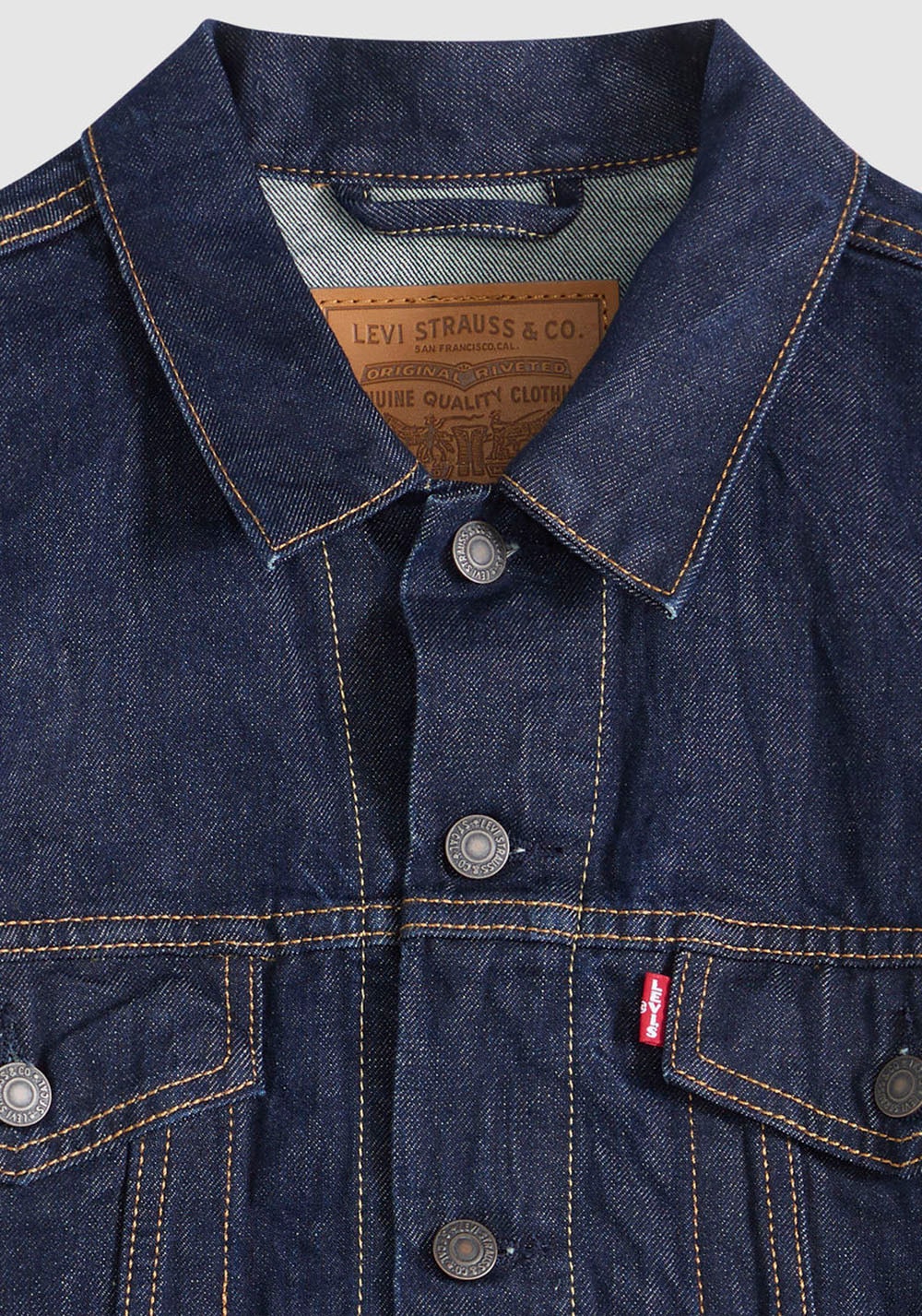 Levi's® Jeansjacke »VINTAGE FIT TRUCKER JKT« ohne Kapuze mit Knopfleiste