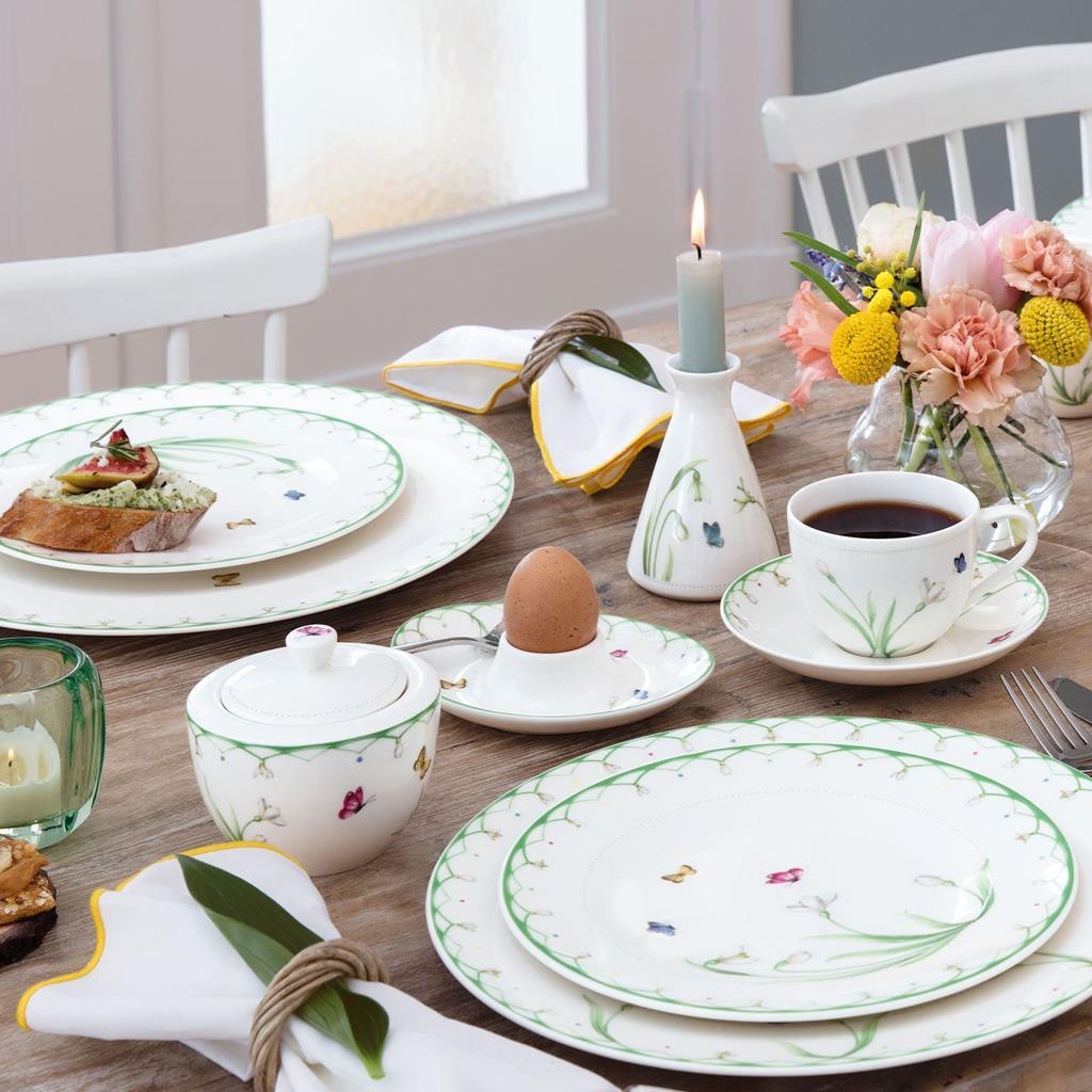 Villeroy & Boch Milch- und Zuckerset »Milch- und Zuckerset Colourful Spring 2er Set bunt« Spülmaschinengeeignet, Mikrowellengeeignet