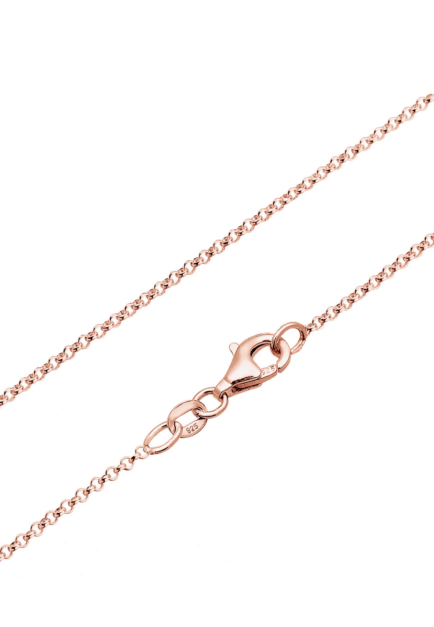 Elli Lange Kette »Halskette Herz Weltkugel Globus Erbskette Trend 925 Silber«