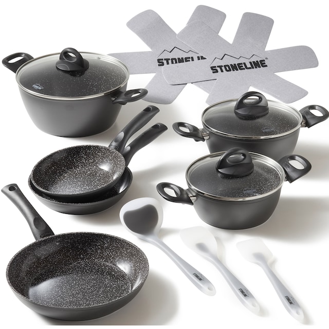 STONELINE Topf-Set, Aluminium, (Set, 14 tlg.),  Keramik-Antihaftbeschichtung, Induktion kaufen im OTTO Online Shop