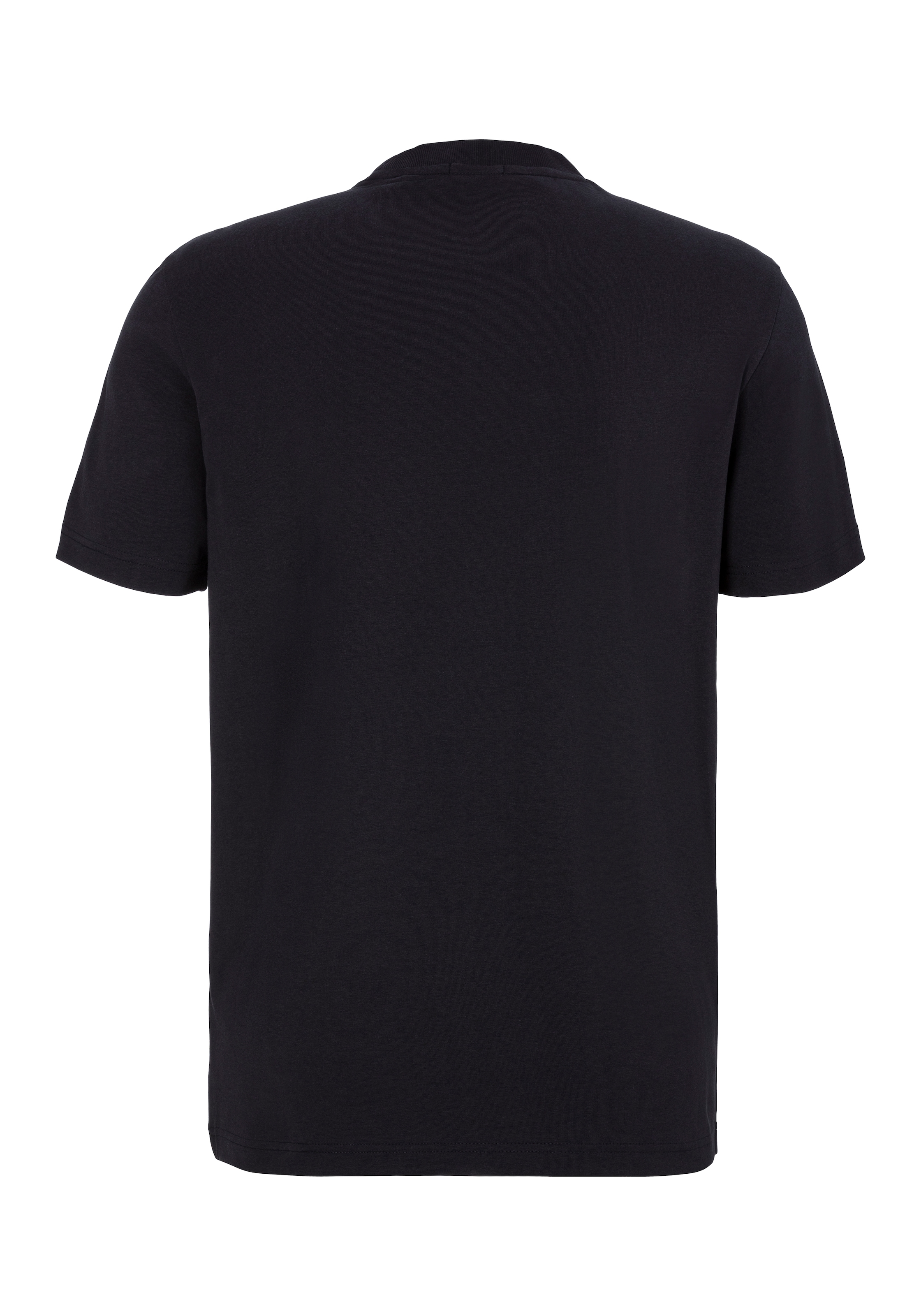 BOSS GREEN Rundhalsshirt »Tee«, mit gummiertem Kontrast-Logo