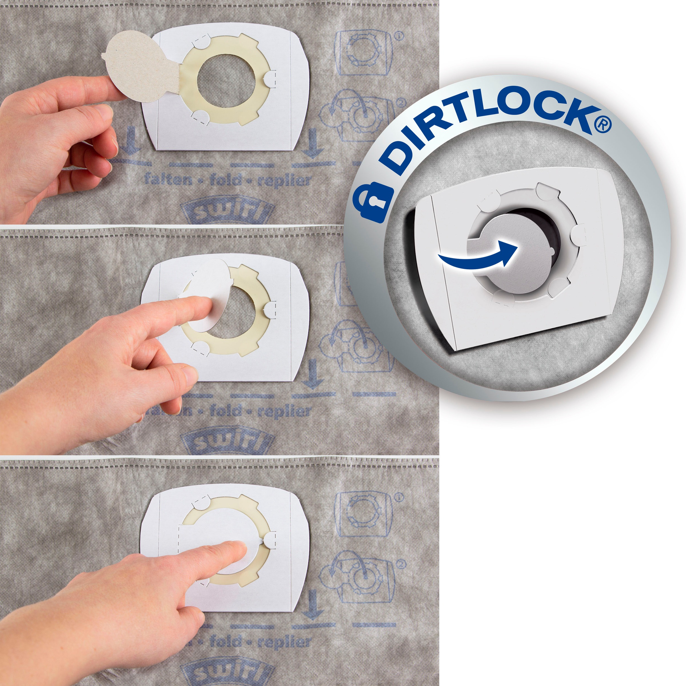Swirl Staubsaugerbeutel »KÄ 4-6®«, (Packung, 3 St.), Staubsaugerbeutel für Kärcher & Einhell Nass- und Trockensauger