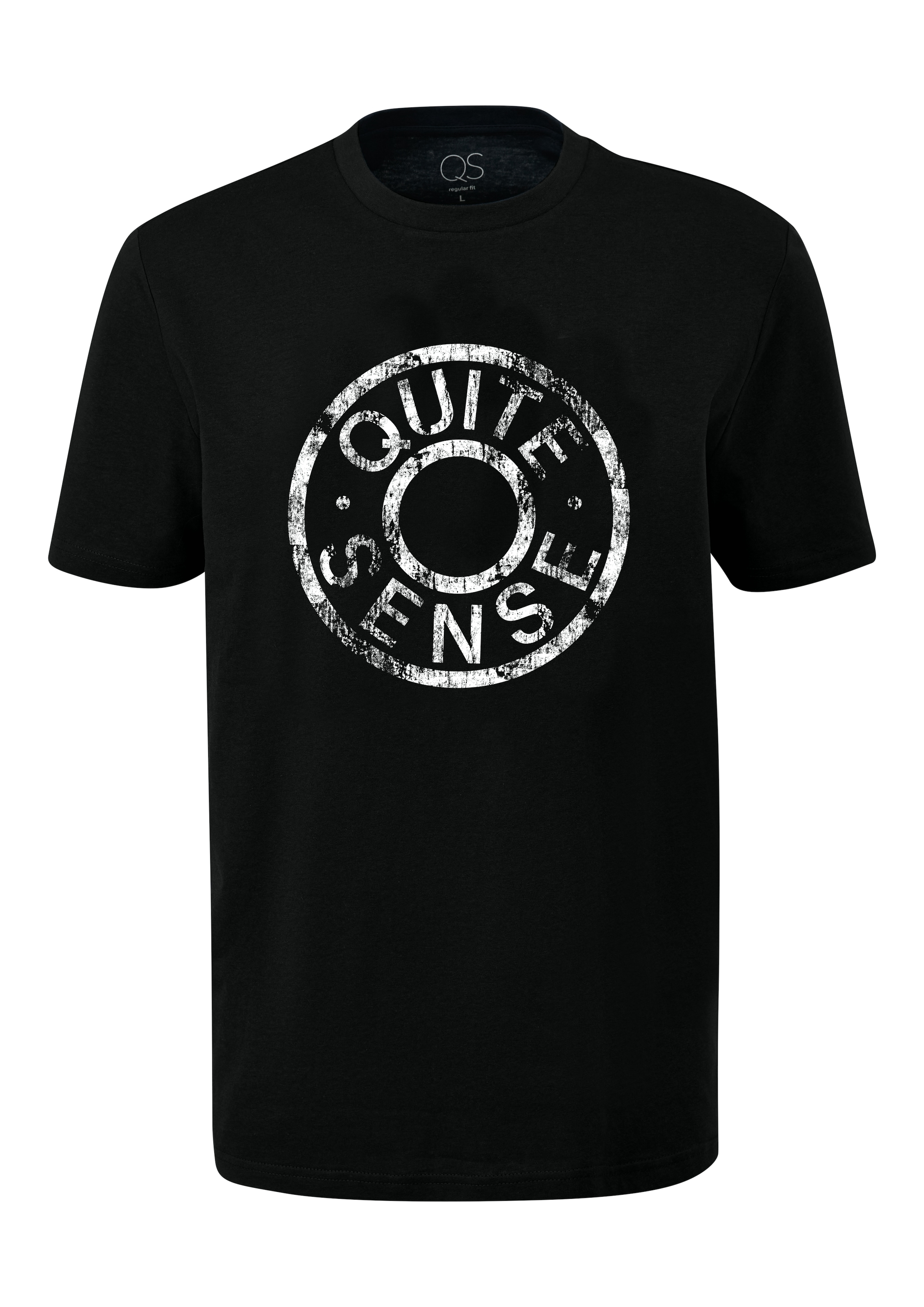 QS Kurzarmshirt mit Frontprint