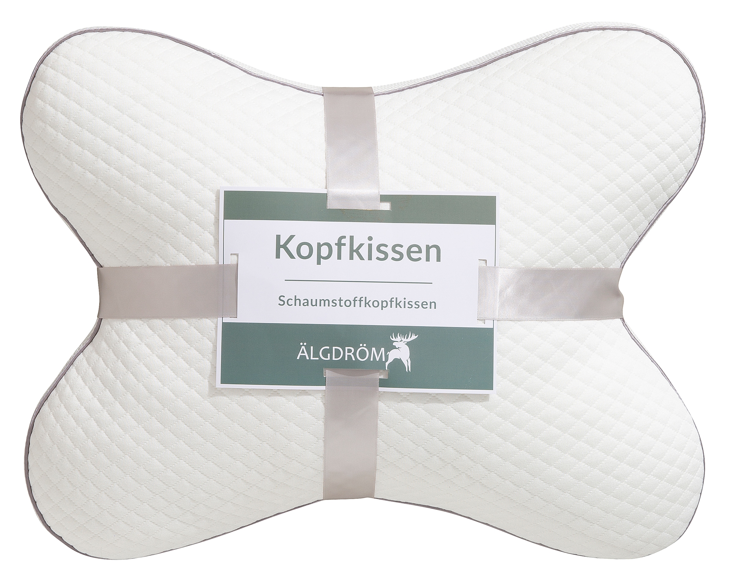 Älgdröm Kopfkissen »Nackenstützkissen Schmetterling«, Füllung: Zerkleinerter Memoryschaum, Bezug: 60% Polyester, 40% Viskose, (1 St.), Schmetterlingskissen, Kissen ist für alle Schlafpositionen geeignet