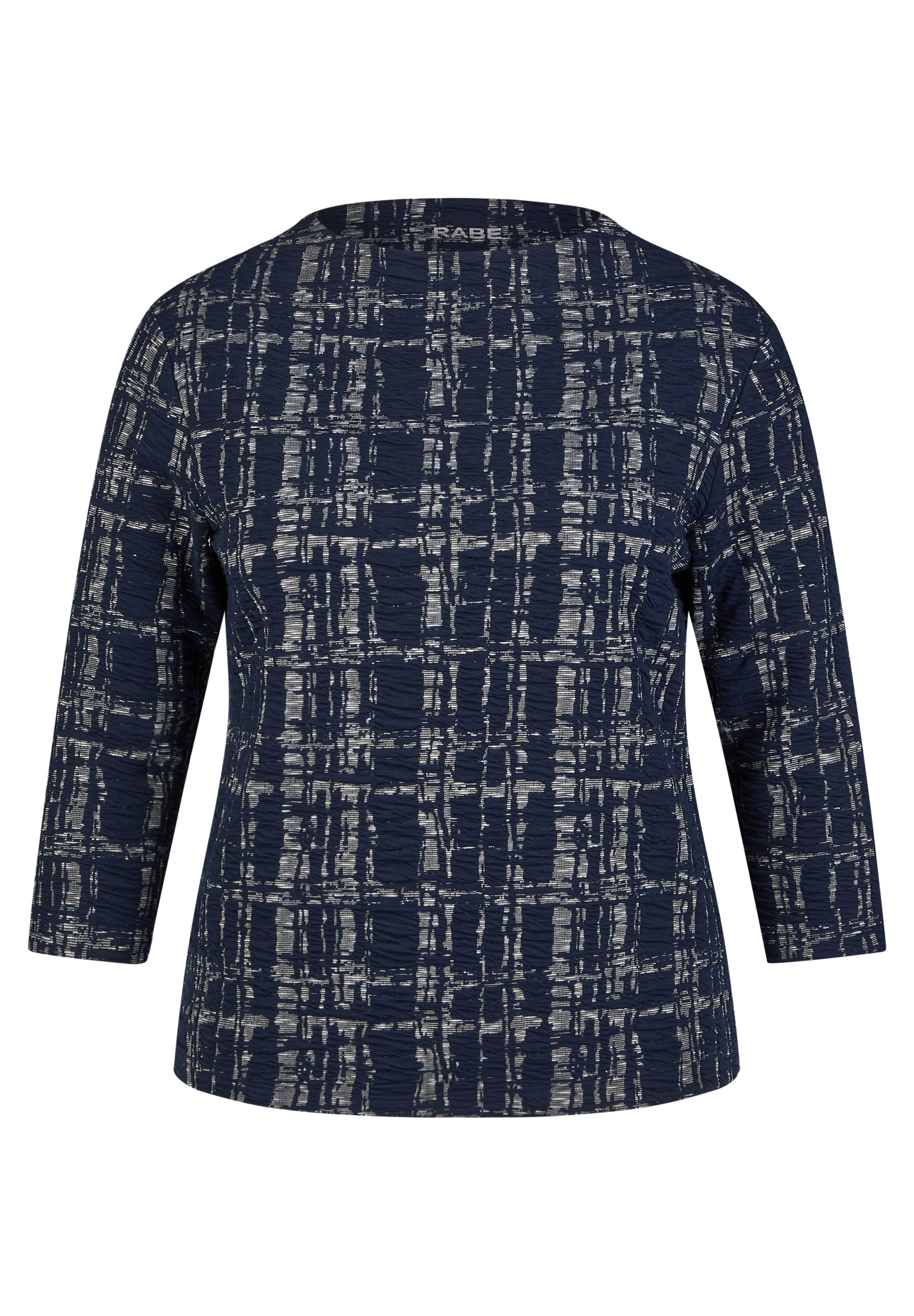 Rabe 3/4-Arm-Shirt, mit grafischem Muster