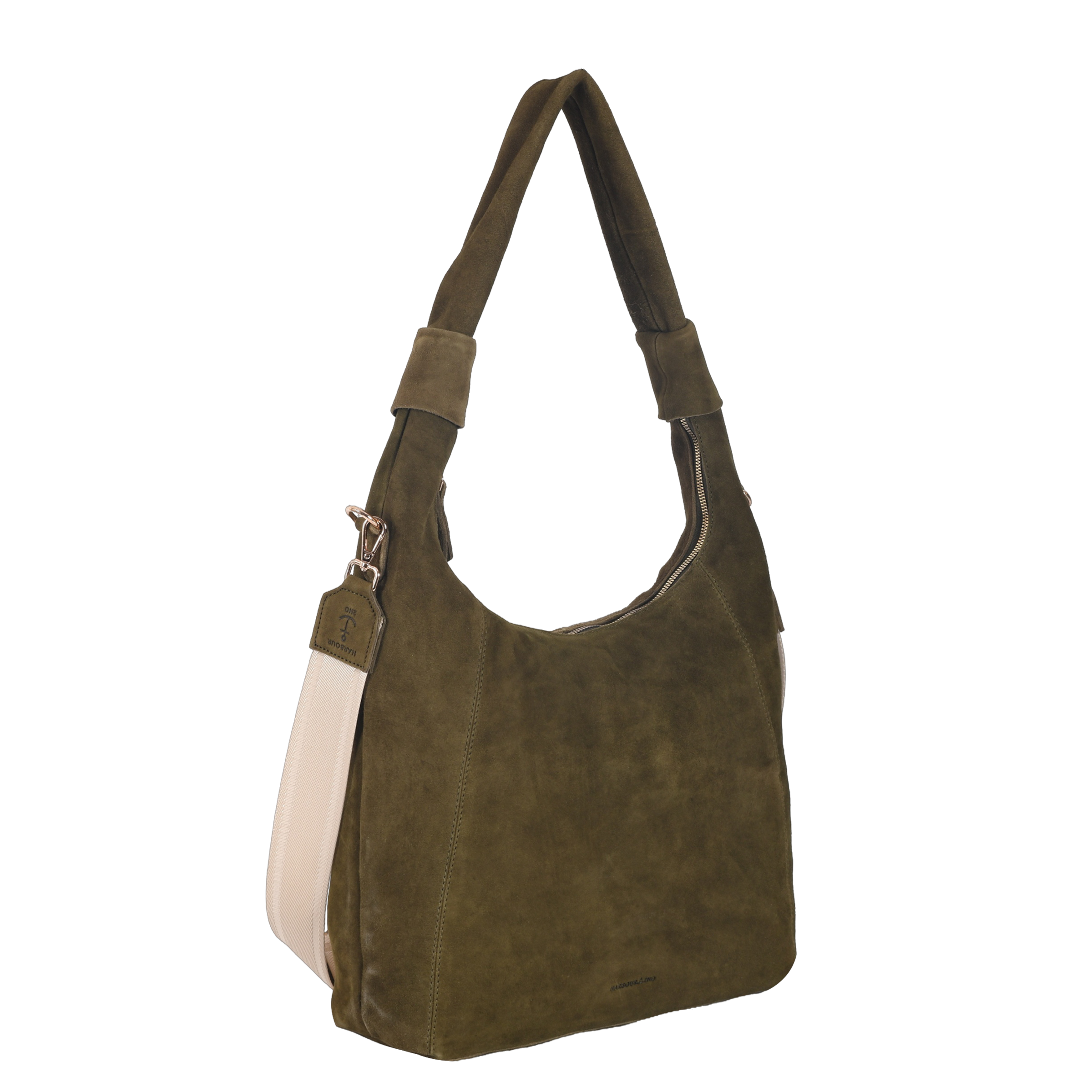 HARBOUR 2nd Hobo »Laurine« Damen Handtasche, Umhängetasche, Schultertasche mit Ziernähten