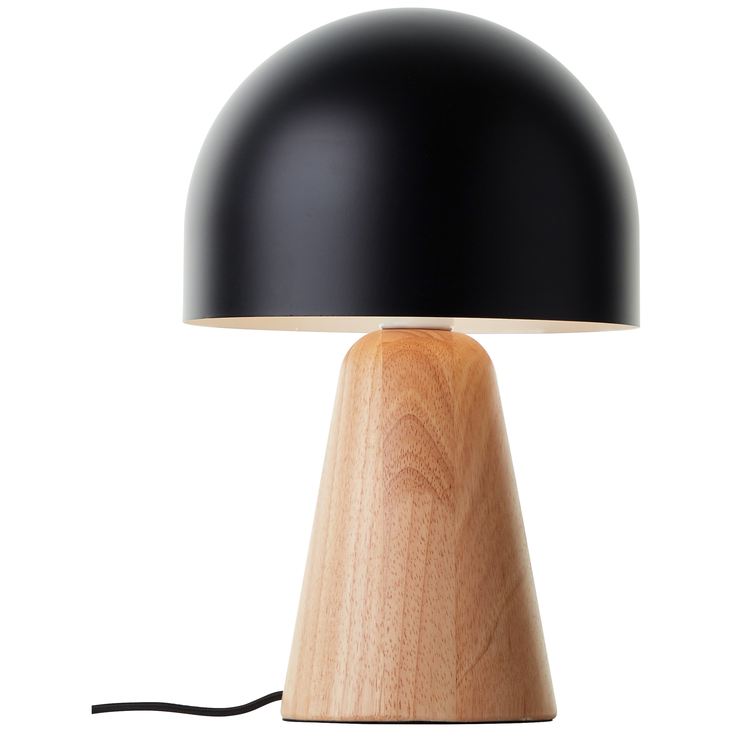 Brilliant Tischleuchte »Nalam«, 1 flammig, Leuchtmittel E14 | ohne Leuchtmittel, Pilz-Tischleuchte, 31 cm Höhe, Ø 20cm, E14, Holz/Metall
