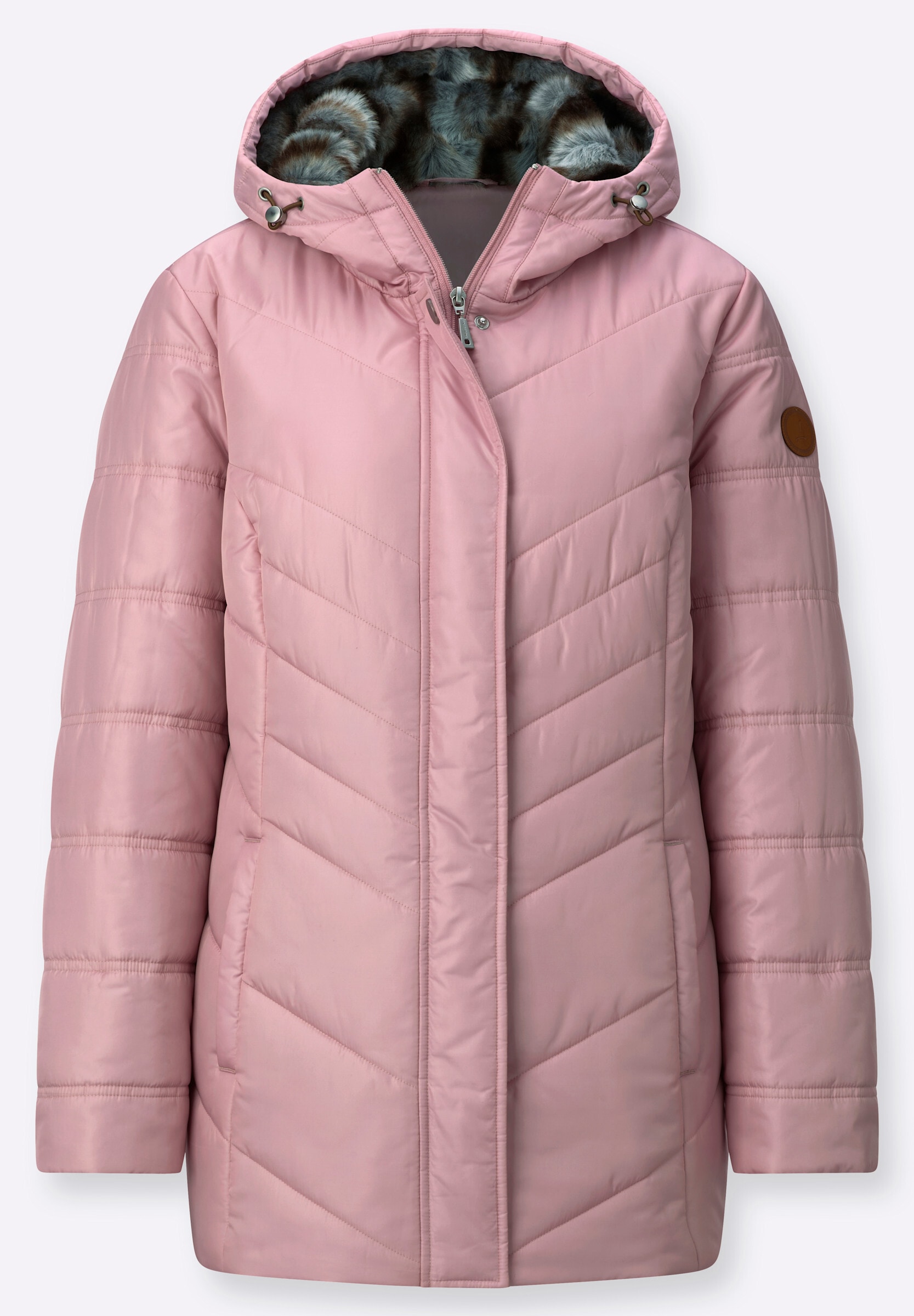 Witt Steppjacke »Steppjacke Steppjacke mit Zippertaschen« mit Kapuze