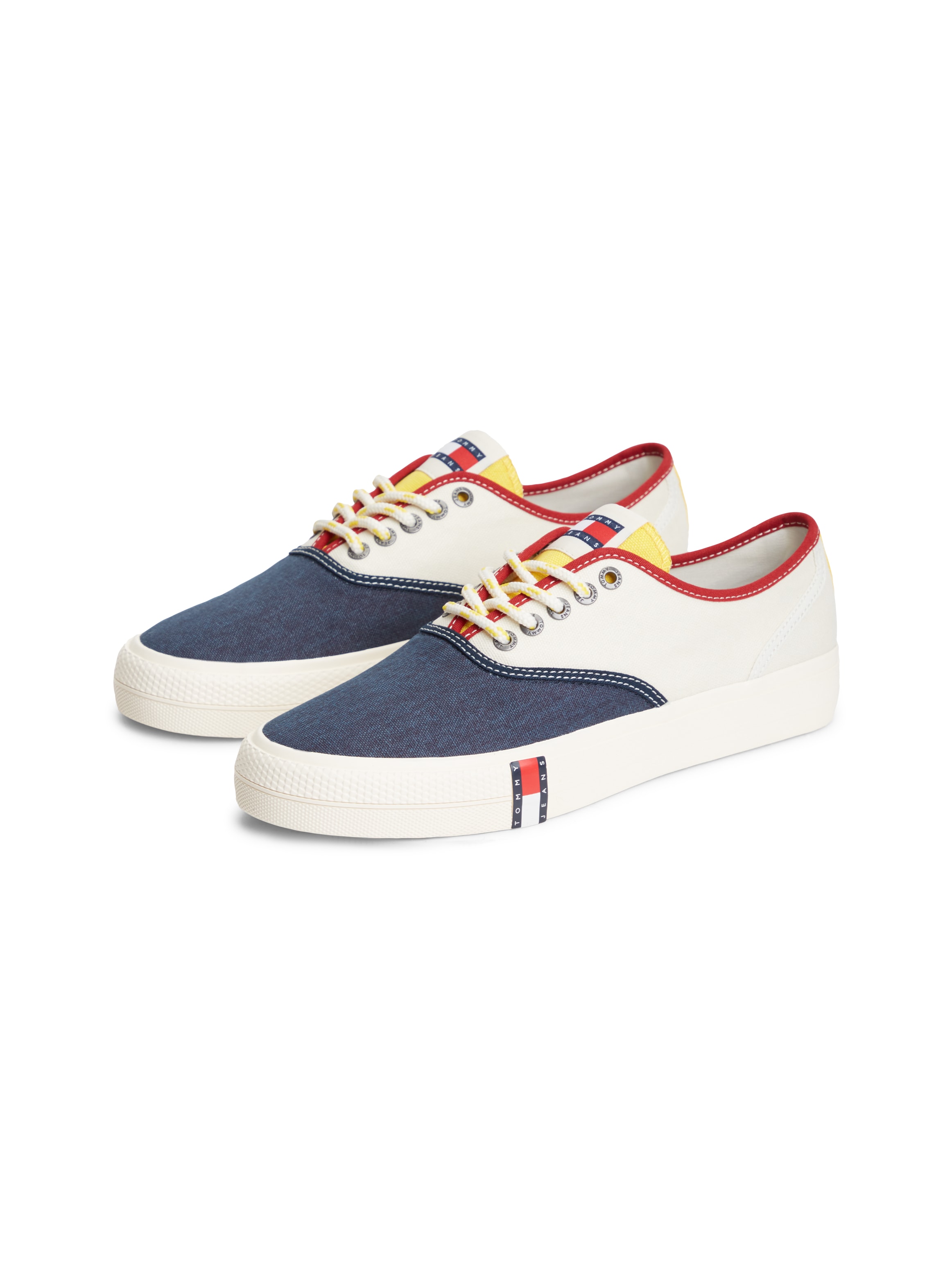 Tommy Jeans Sneaker »ARCHIVE VULC Y2K COLOR BLOCK«  Freizeitschuh, Halbschuh, Schnürschuh im auffälligen Kontrastlook