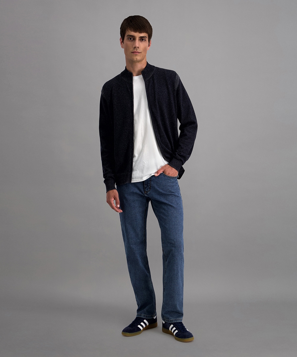 Pioneer Authentic Jeans Strickjacke, aus Baumwolle