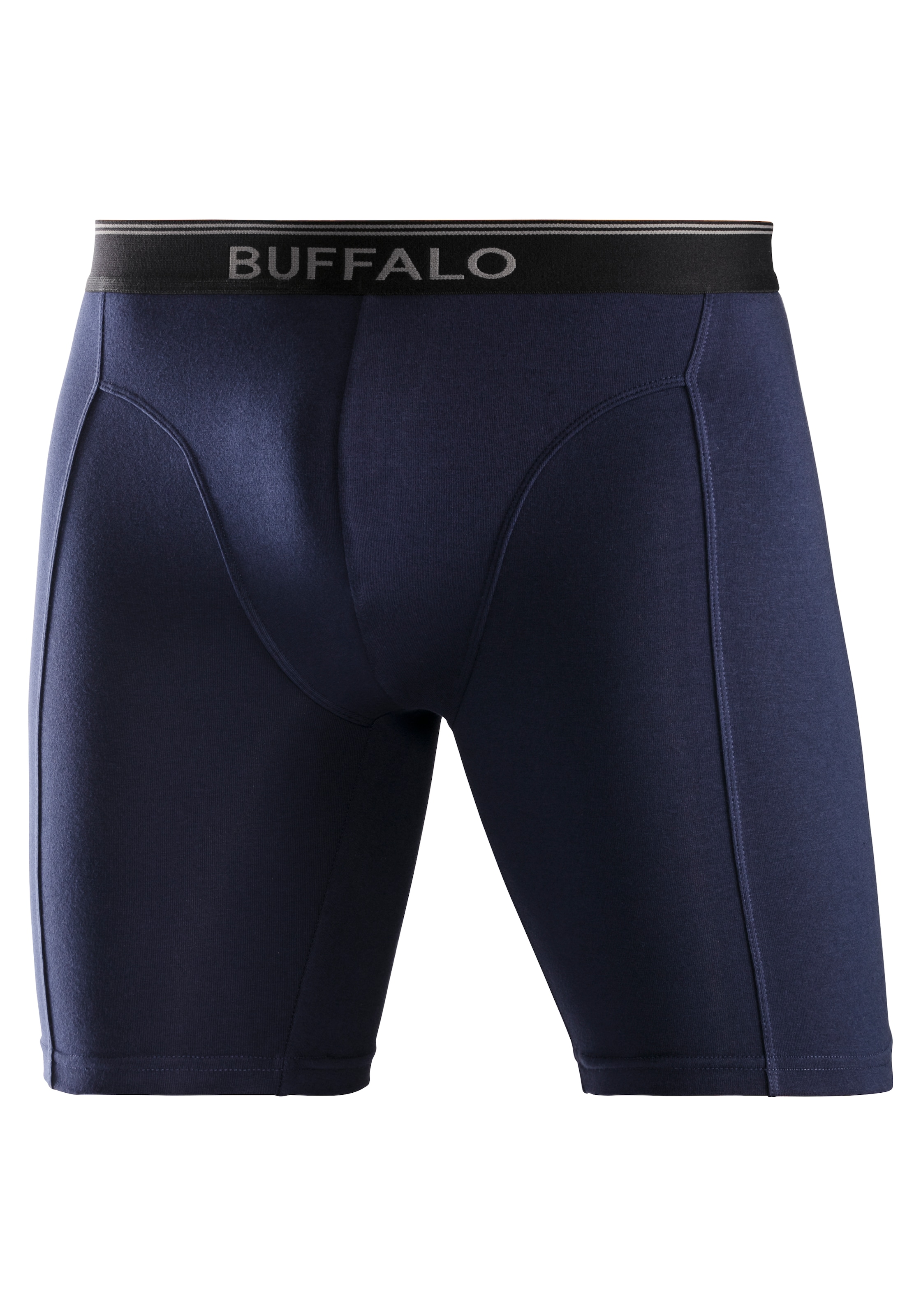 Buffalo Boxer, (Packung, 3 St.), in langer Form ideal auch für Sport und Trekking