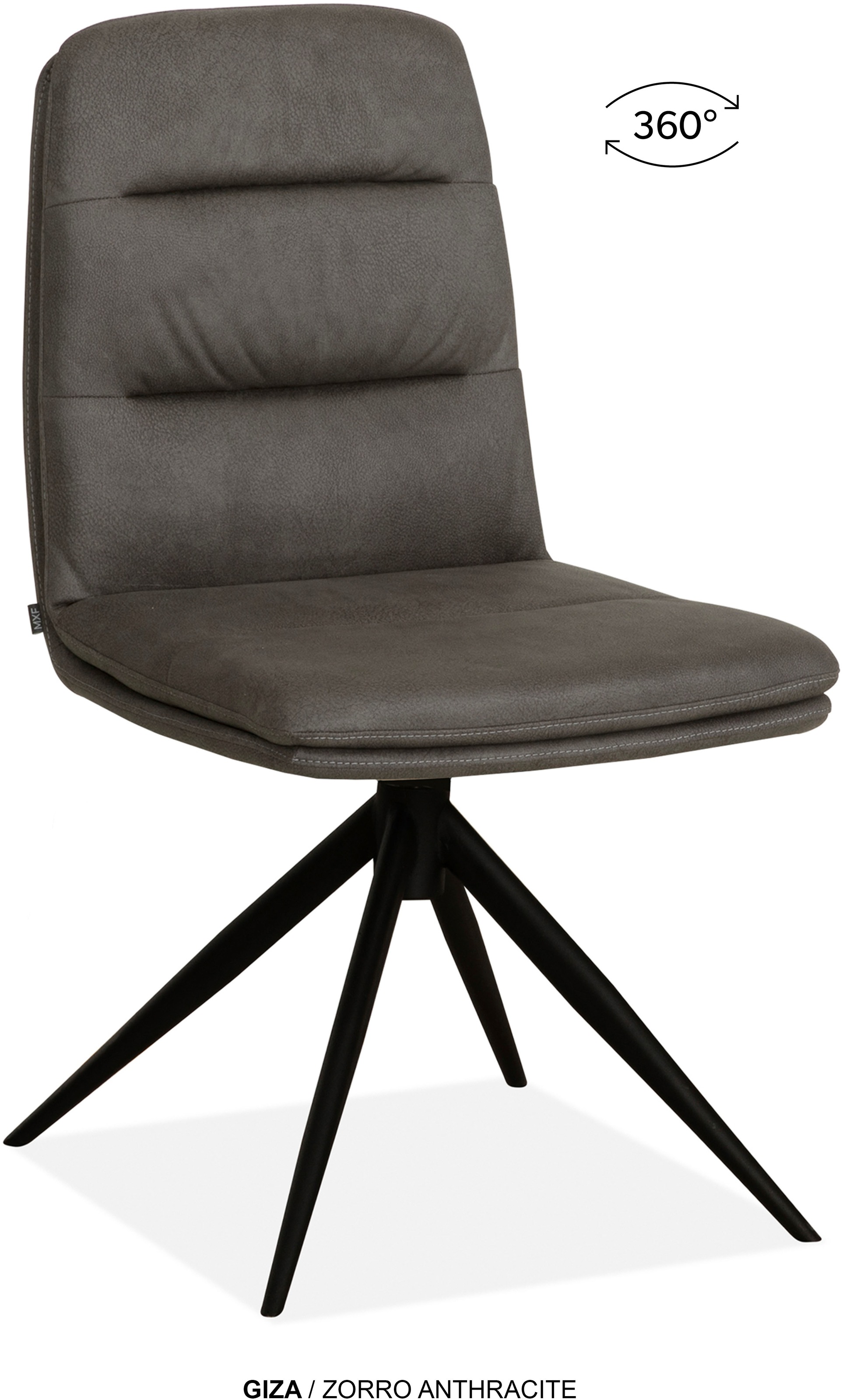 OMG Design Esszimmerstuhl »Giza« (Set) 1 Stk.Drehstuhl mit auto-return, pflegeleichter Bezug