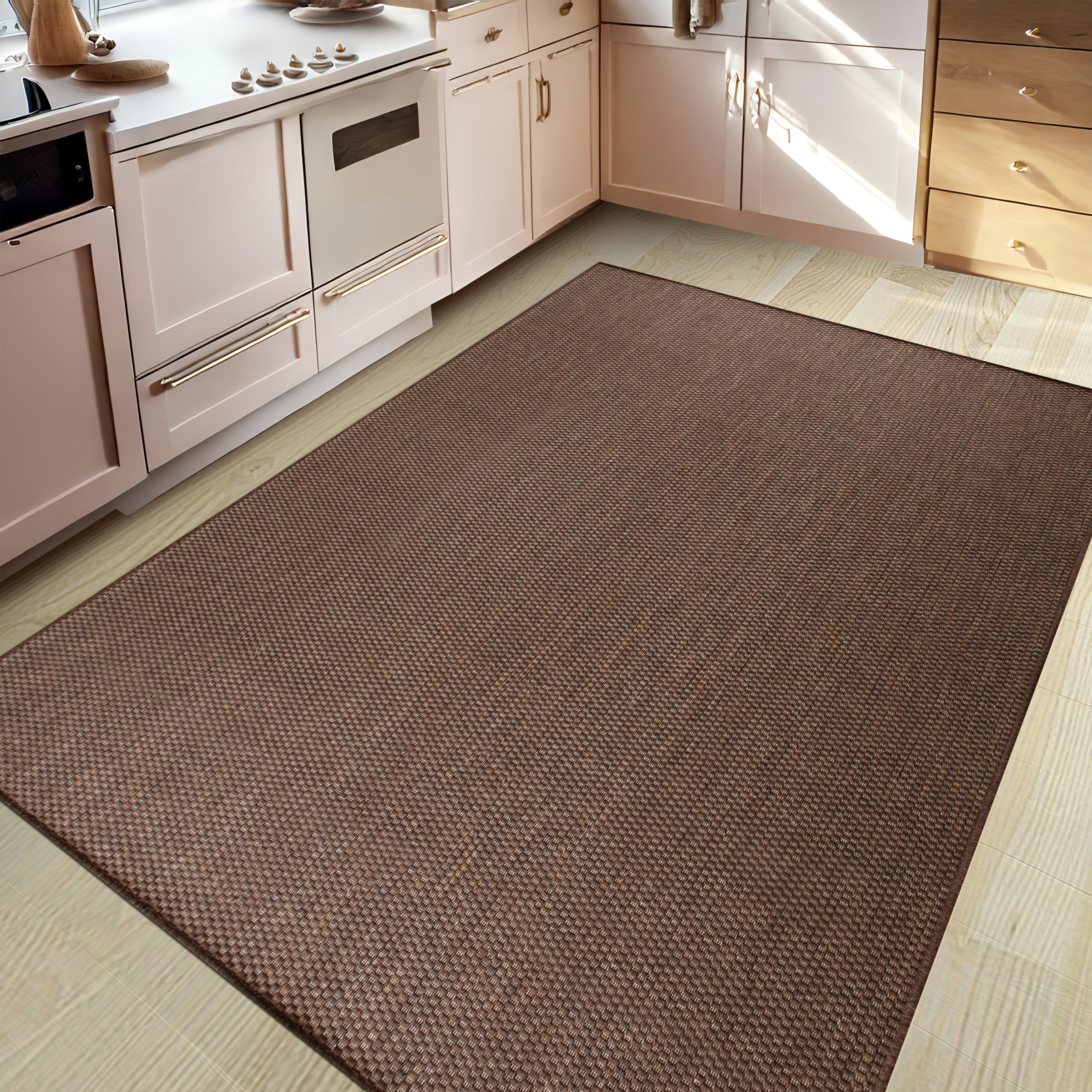 my home Teppich »Venedig auch als Läufer erhältlich«, rechteckig, 4 mm Höhe, In- und Outdoor geeignet, Sisal-Optik, Wetterfest & UV-beständig