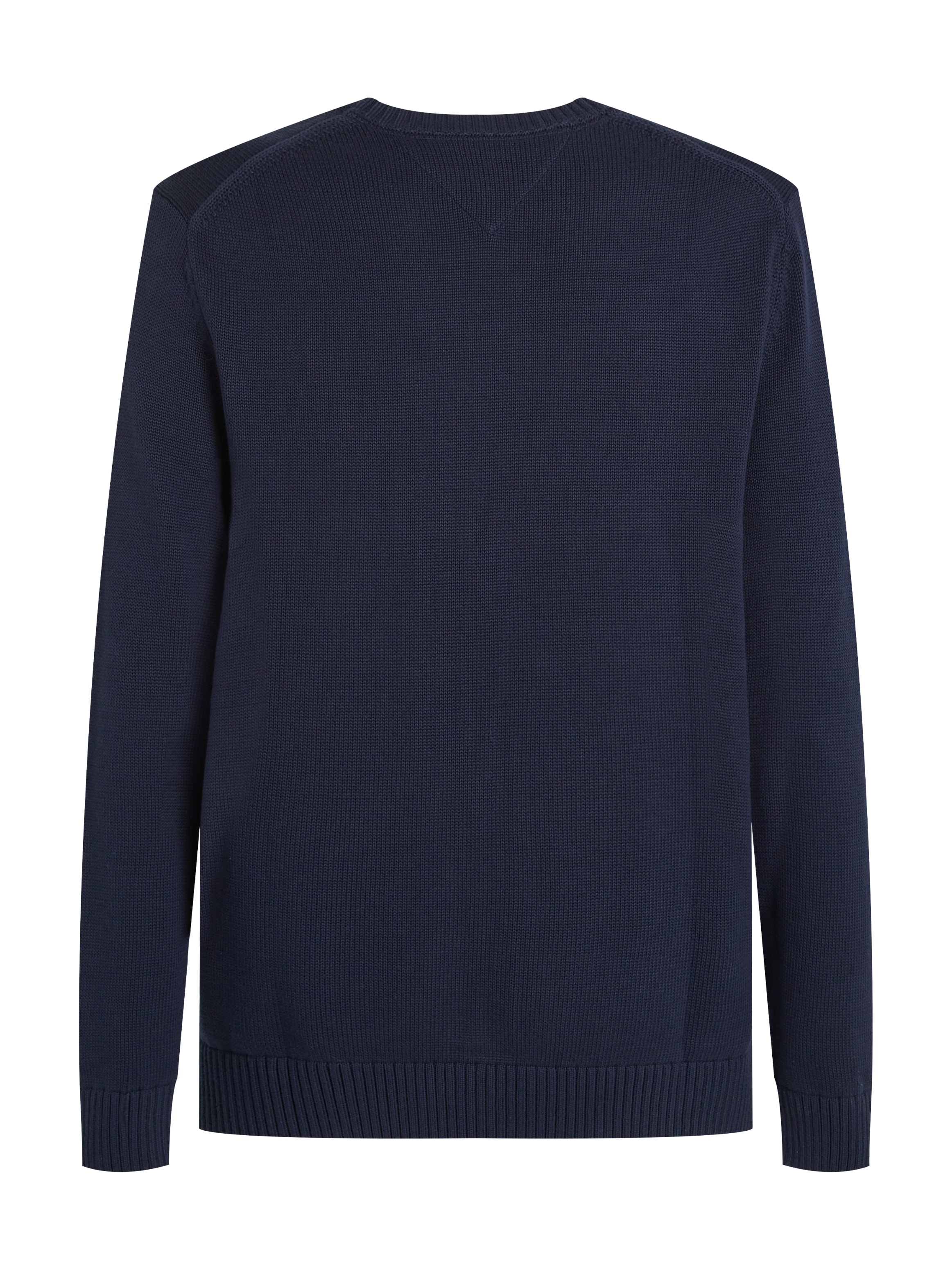 Tommy Jeans Strickpullover »TJM SLIM ESSNTLS C-NECK SWEATER«, mit Markenlogo auf der Brust