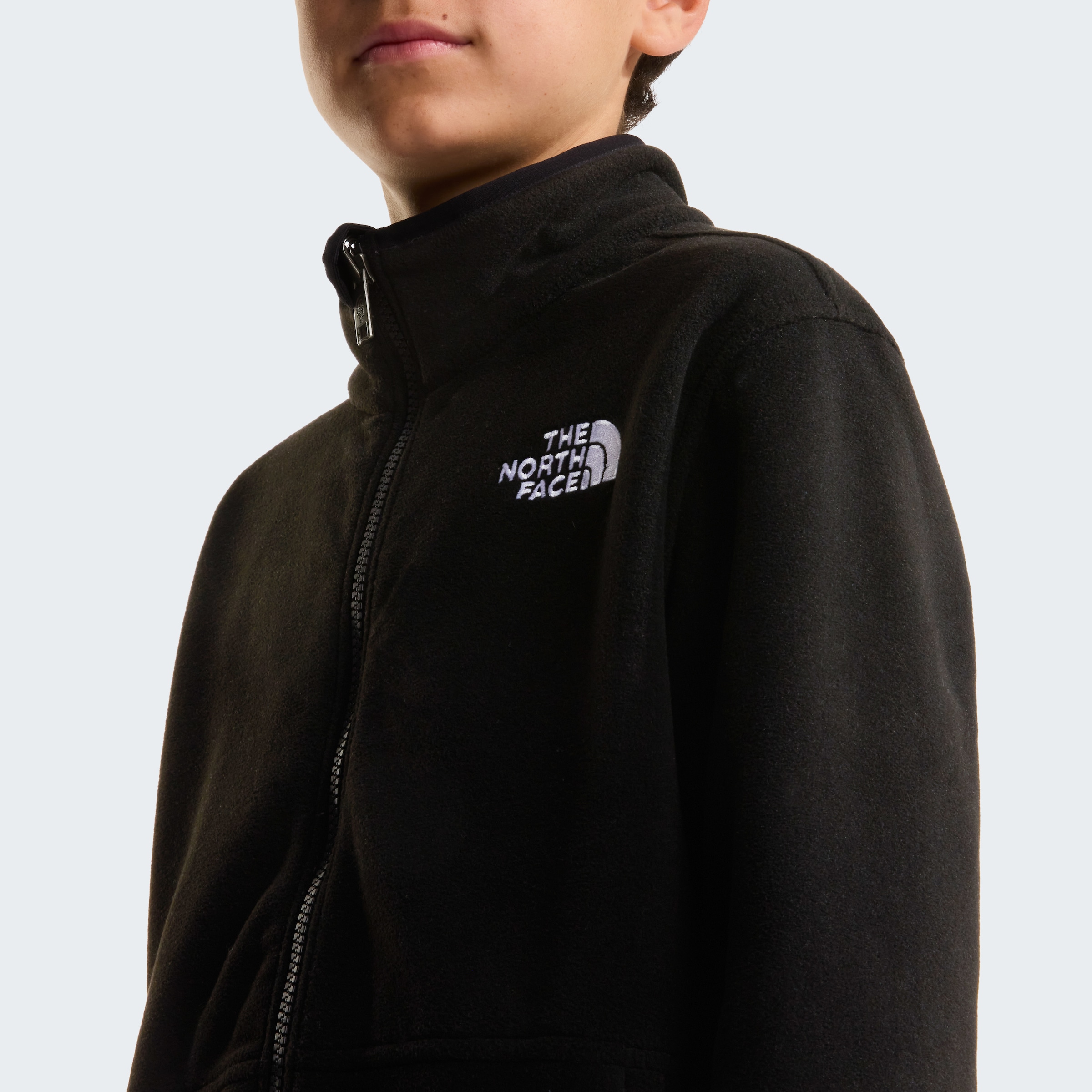 The North Face Fleecejacke »TEEN GLACIER FZ ZIP IN JACKET« mit Zip-In-Funktion, weiches und strapazierfähiges Material