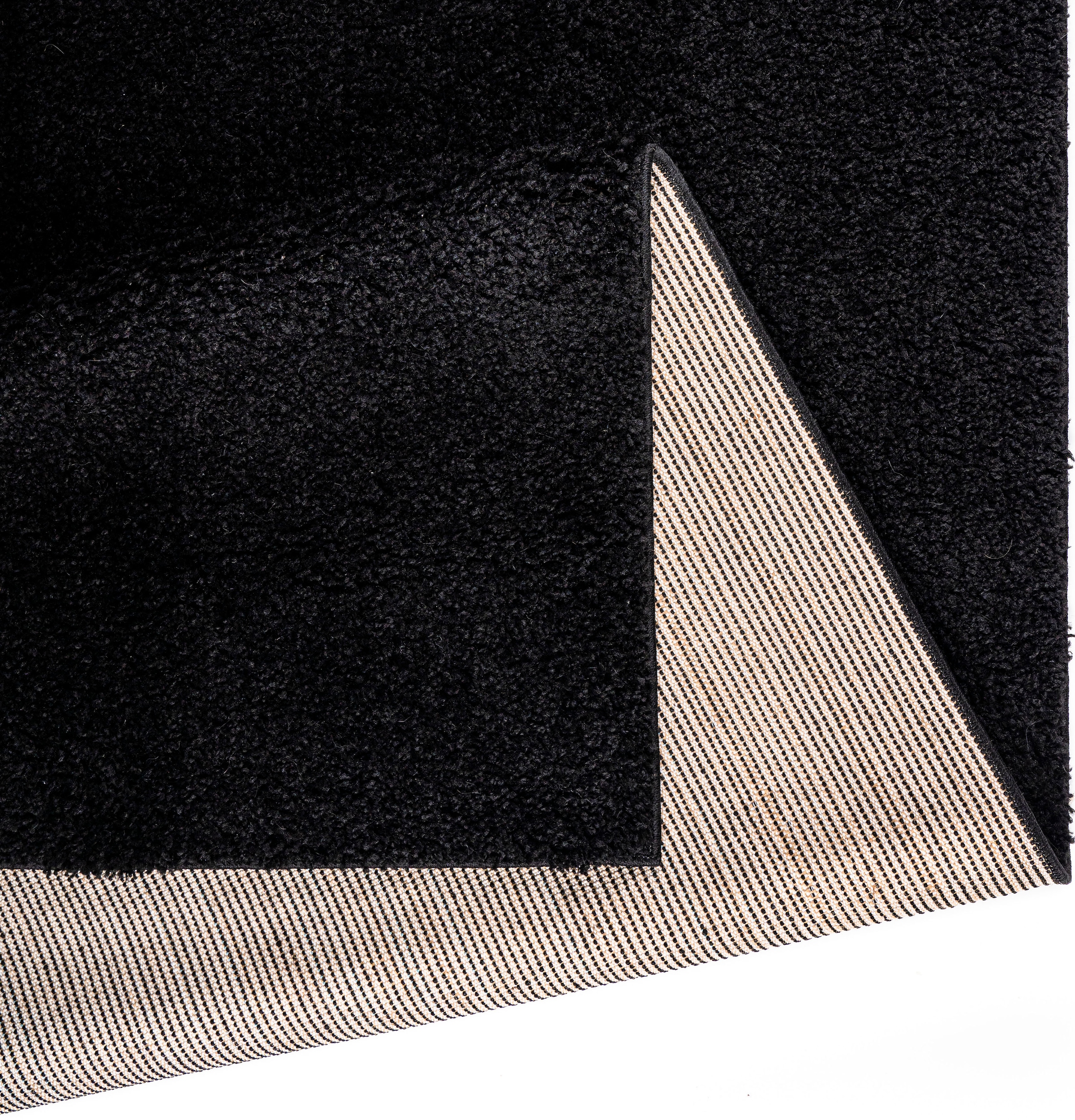 Home affaire Hochflor-Teppich »Shaggy 30«, rechteckig, 30 mm Höhe, Teppich, Uni Farben, besonders weich und kuschelig
