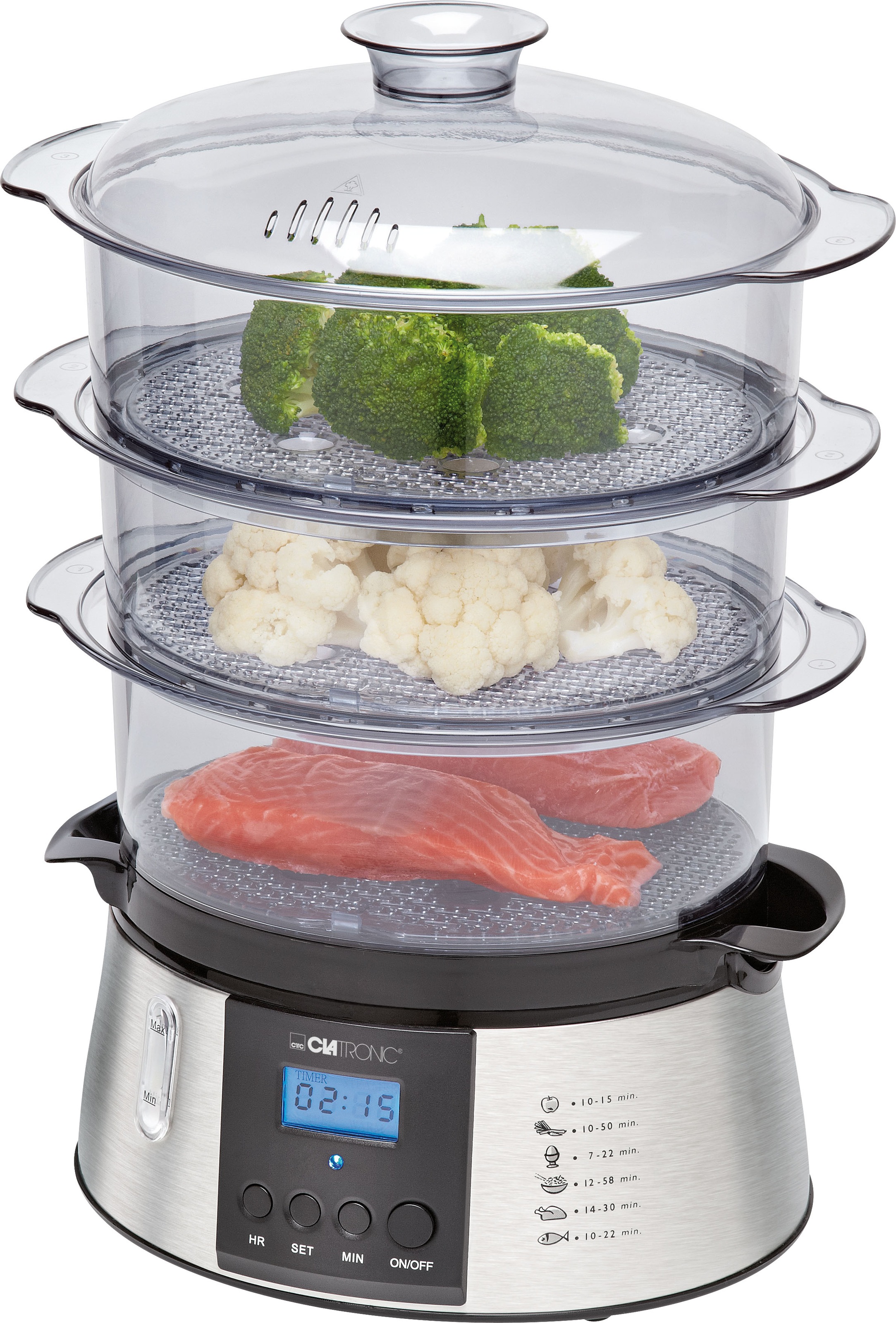 Dampfgarer DG 3547 inox, 800 Watt