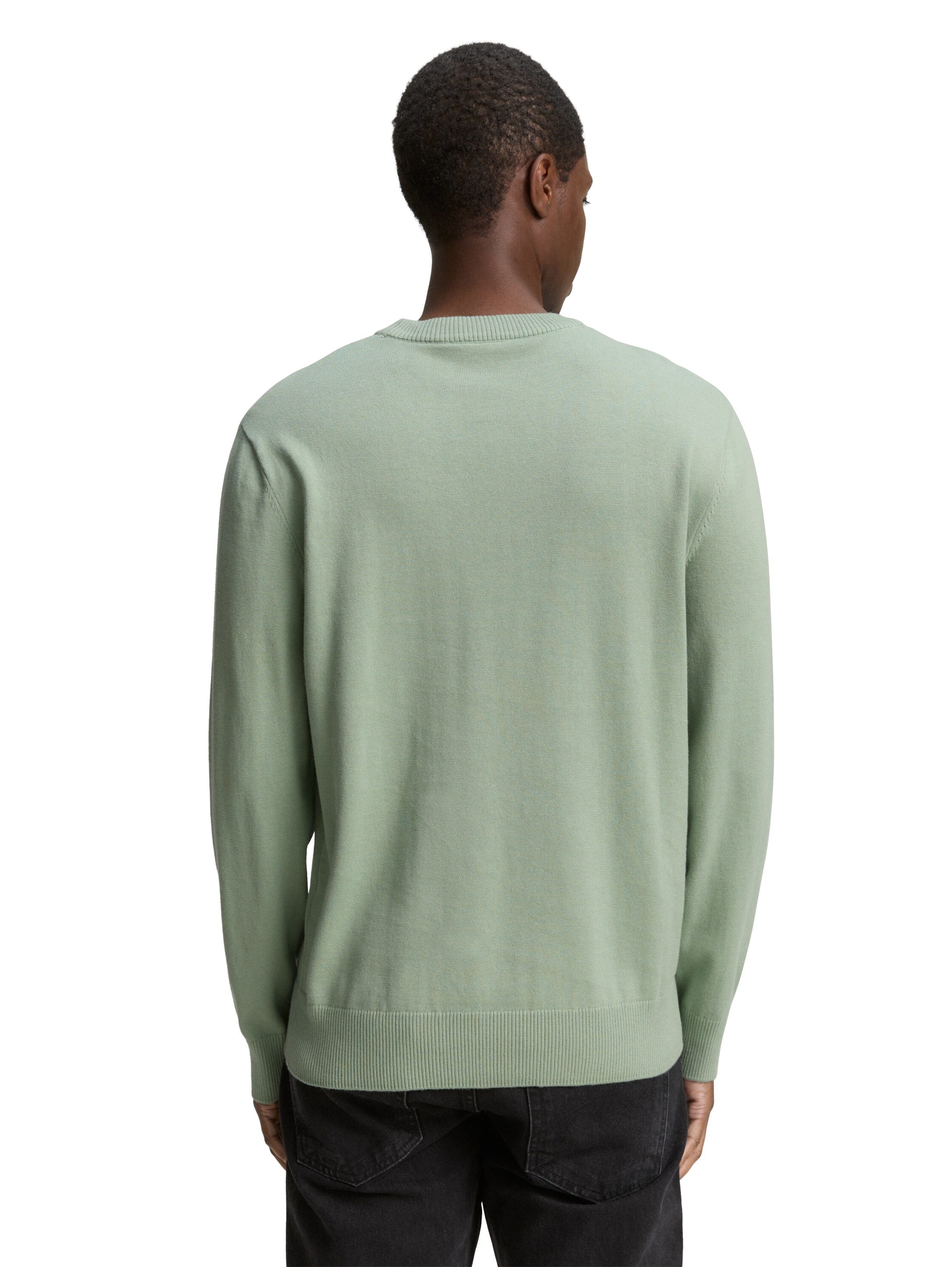 TOM TAILOR Denim Strickpullover in melierter Optik