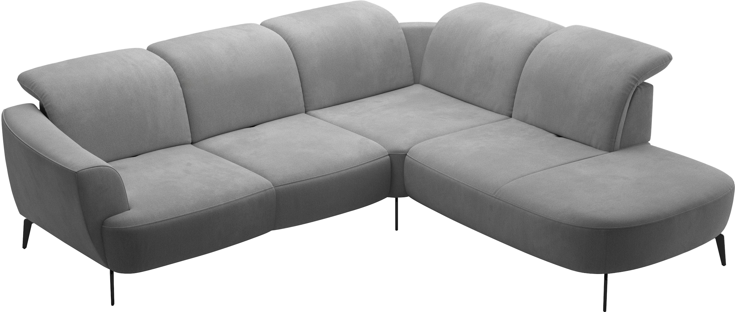 sit&more Ecksofa »Zoe«, ink.Sitztiefenverstellung, wahlweise mit Kopfteilverstellung