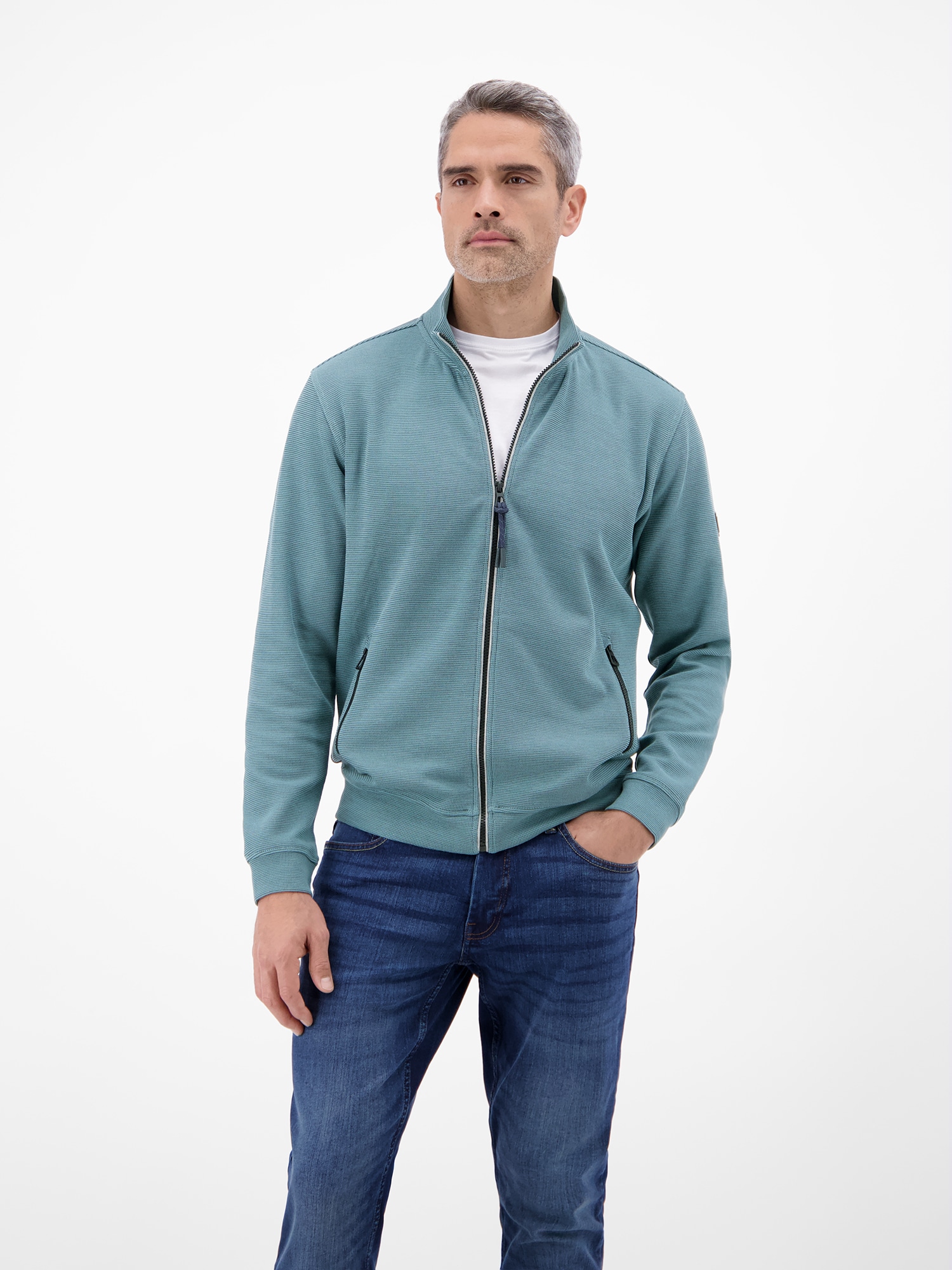 LERROS Sweatjacke »Sweatjacke aus Baumwollmischgewebe«