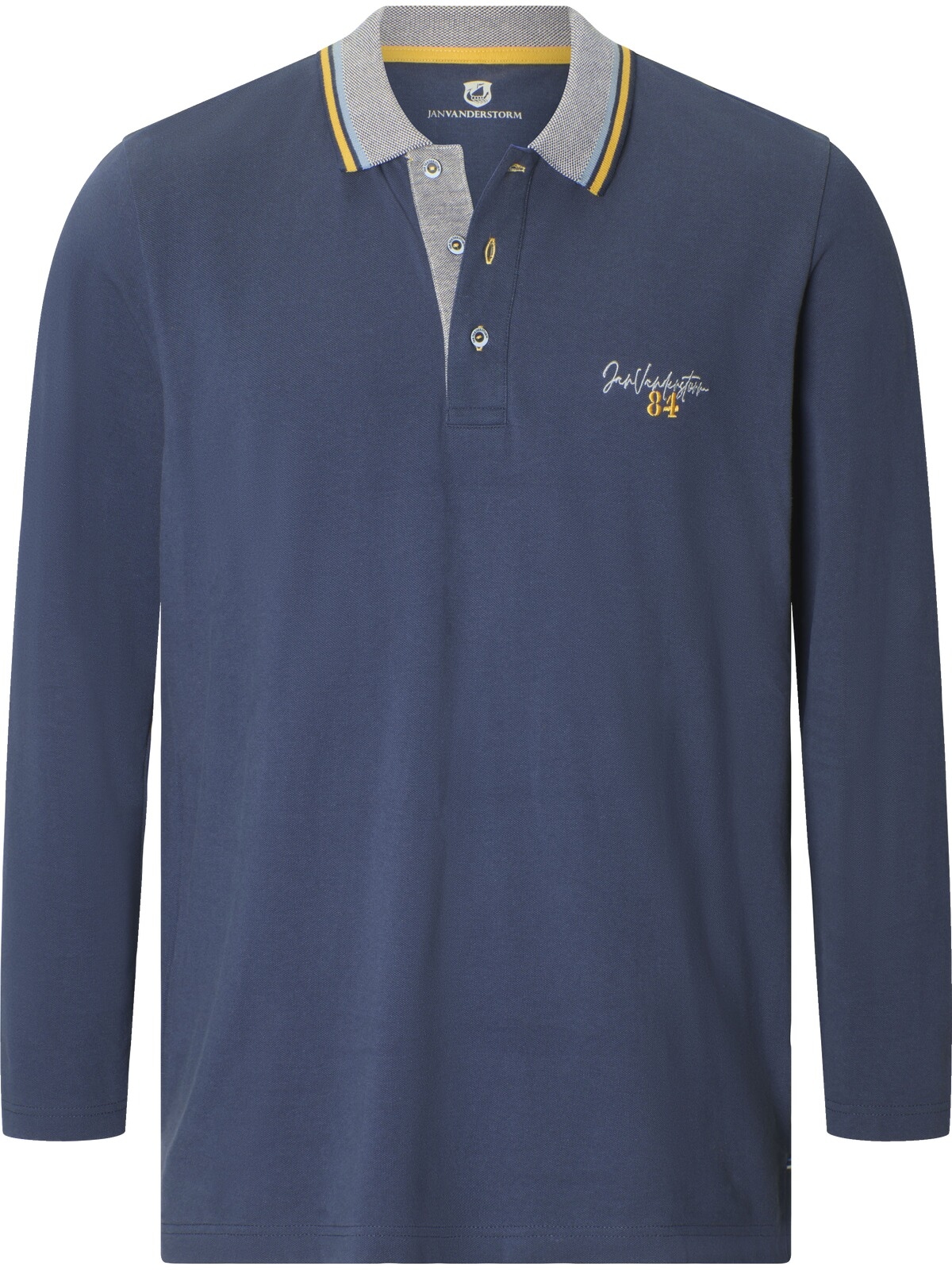Jan Vanderstorm Langarm-Poloshirt »Doppelpack Langarm-Poloshirt STEY«