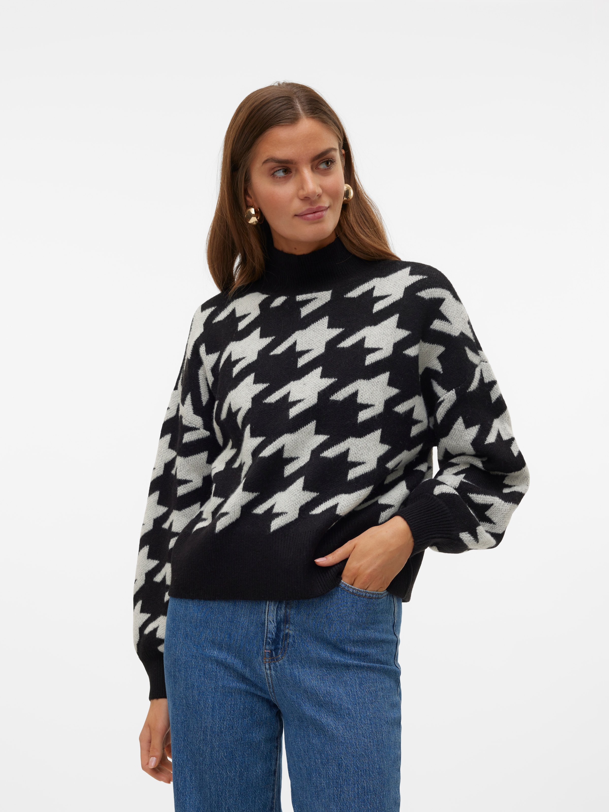 Vero Moda Stehkragenpullover »VMMIRA LS HIGHNECK PULLOVER BOO«