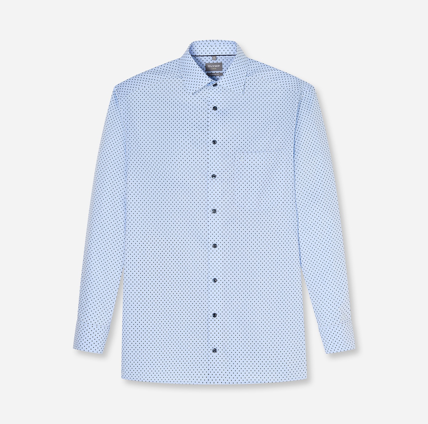 OLYMP Langarmhemd »Luxor« Businesshemd, comfort fit, New Kentkragen