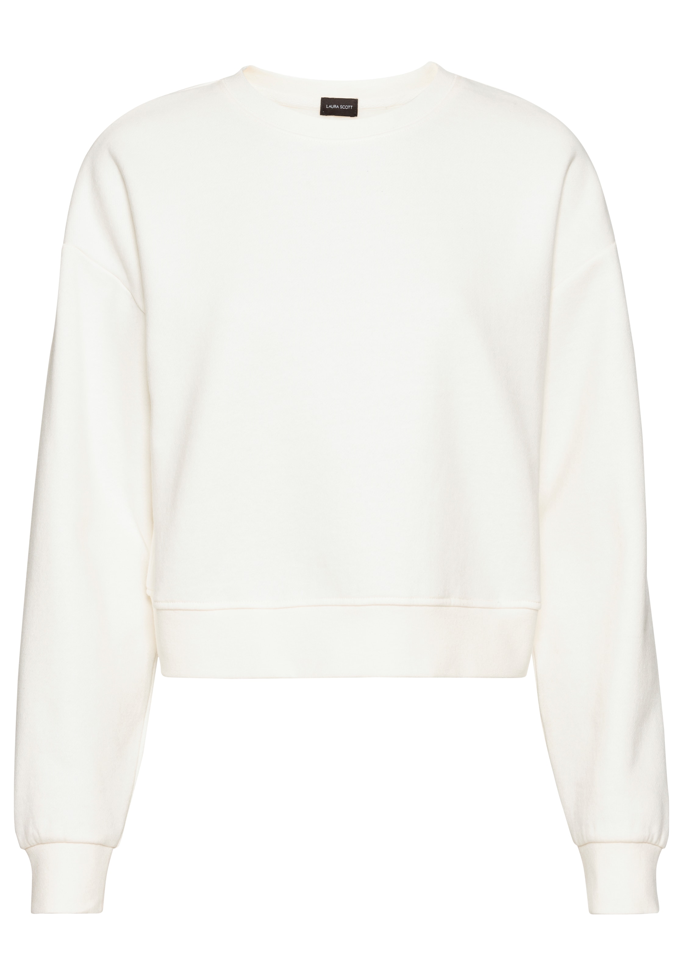 Laura Scott Sweatshirt, Cropped Form