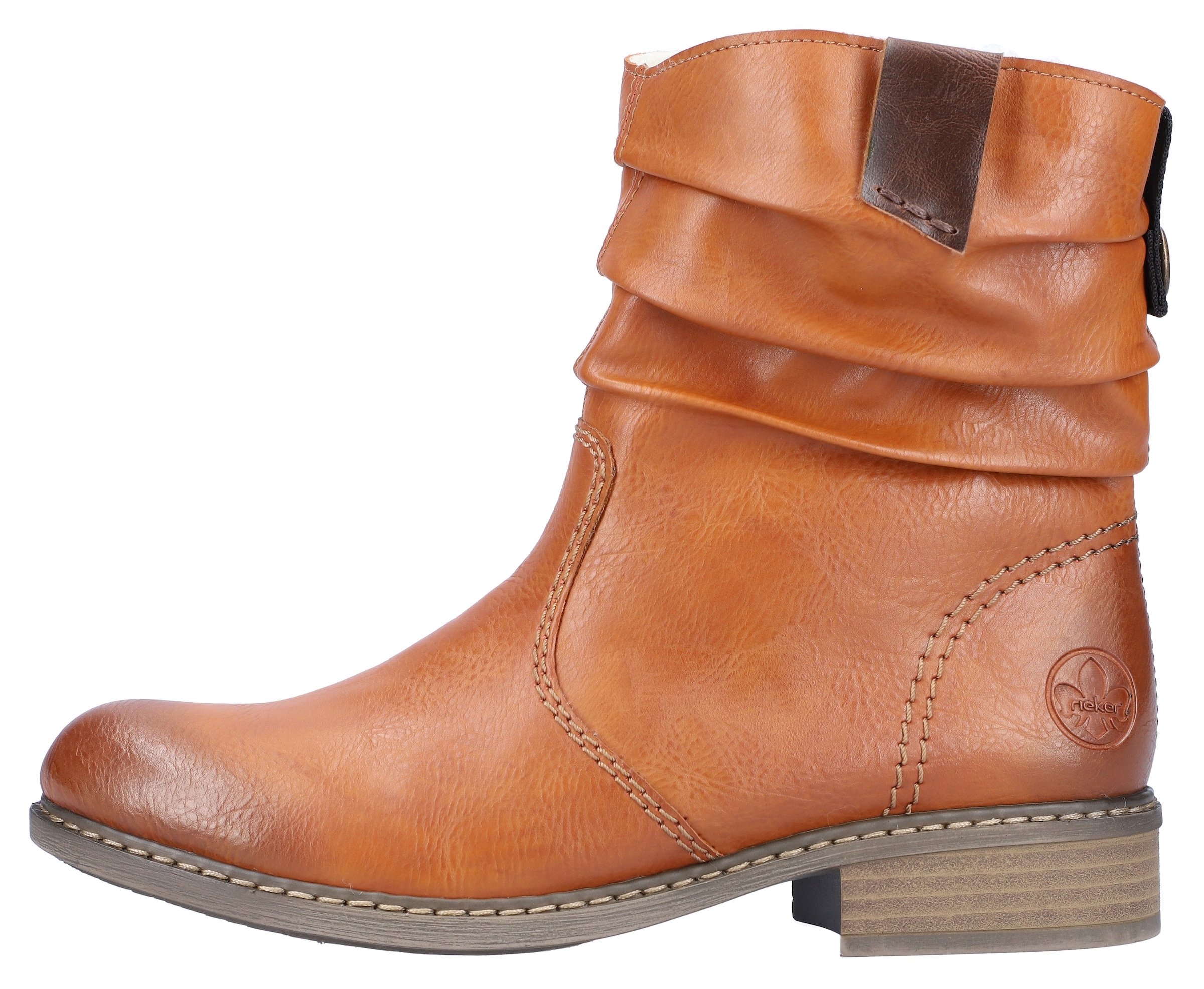Rieker Winterboots, mit Raffungen am slouchy Schaft