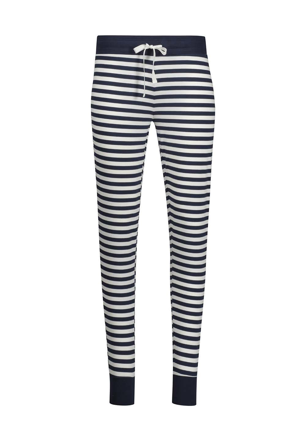 Skiny Pyjama »Night In Mix & Match« 2 tlg. mit Rundhalsausschnitt, langärmelig, breiter Bund