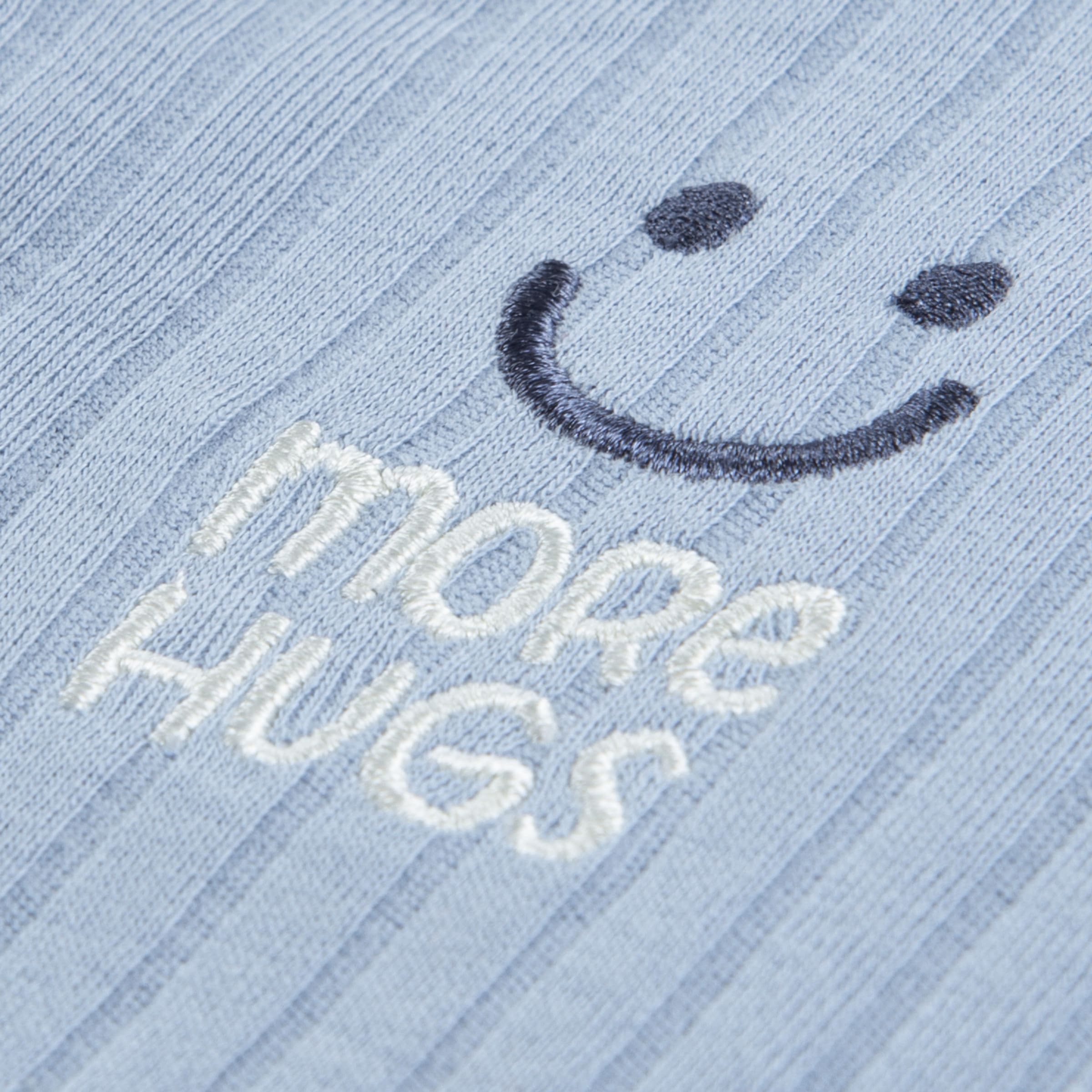 HUGGIES babywear Neugeborenen-Geschenkset »HUGB ROMPER + HAT ATTACHMENT« Set, 2 mit passendem Hut, aus Baumwolle