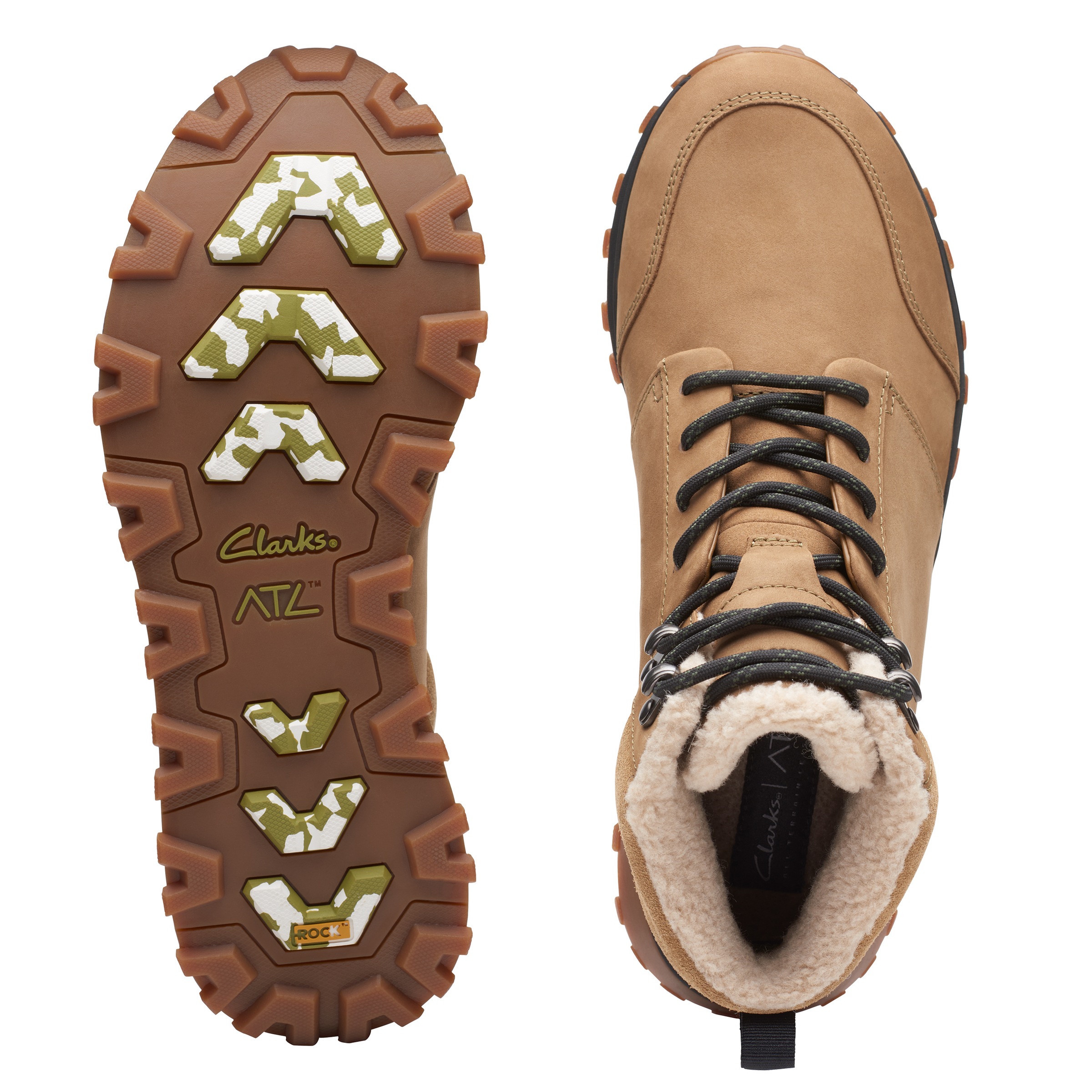 Clarks Schnürstiefel »ATL Trek Up WP«, Hiking Boots, Schnürboots, Winterstiefel mit herausnehmbarem Fußbett