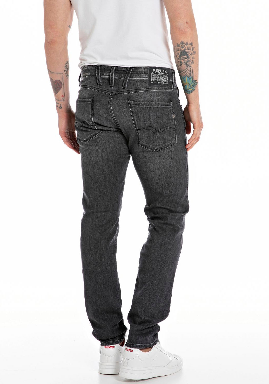 Replay Slim-fit-Jeans »ANBASS HYPERFLEX BIO«