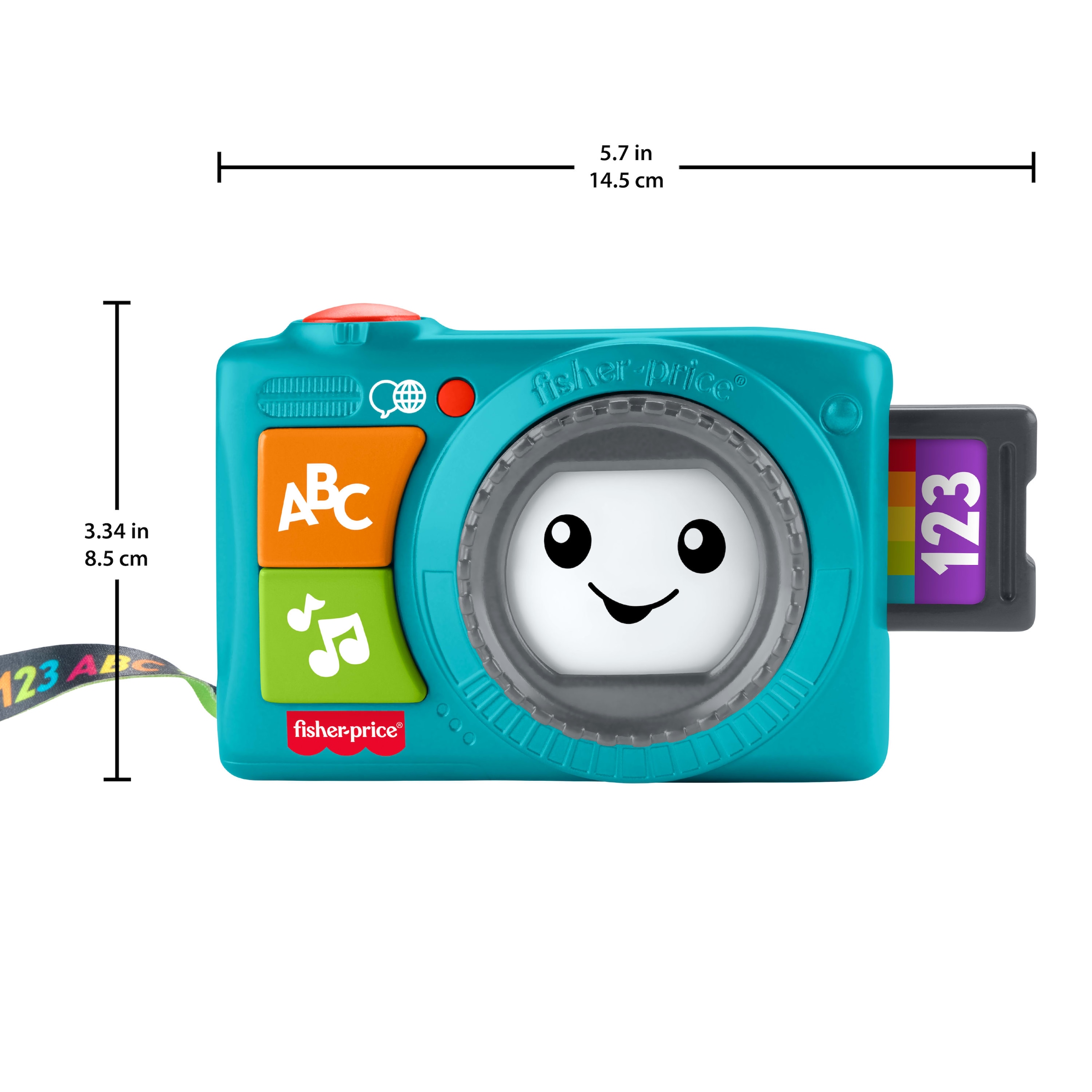 Fisher-Price® Lernspielzeug »Lernspaß Aufleuchtende Kamera« mit Musik und Lichtern