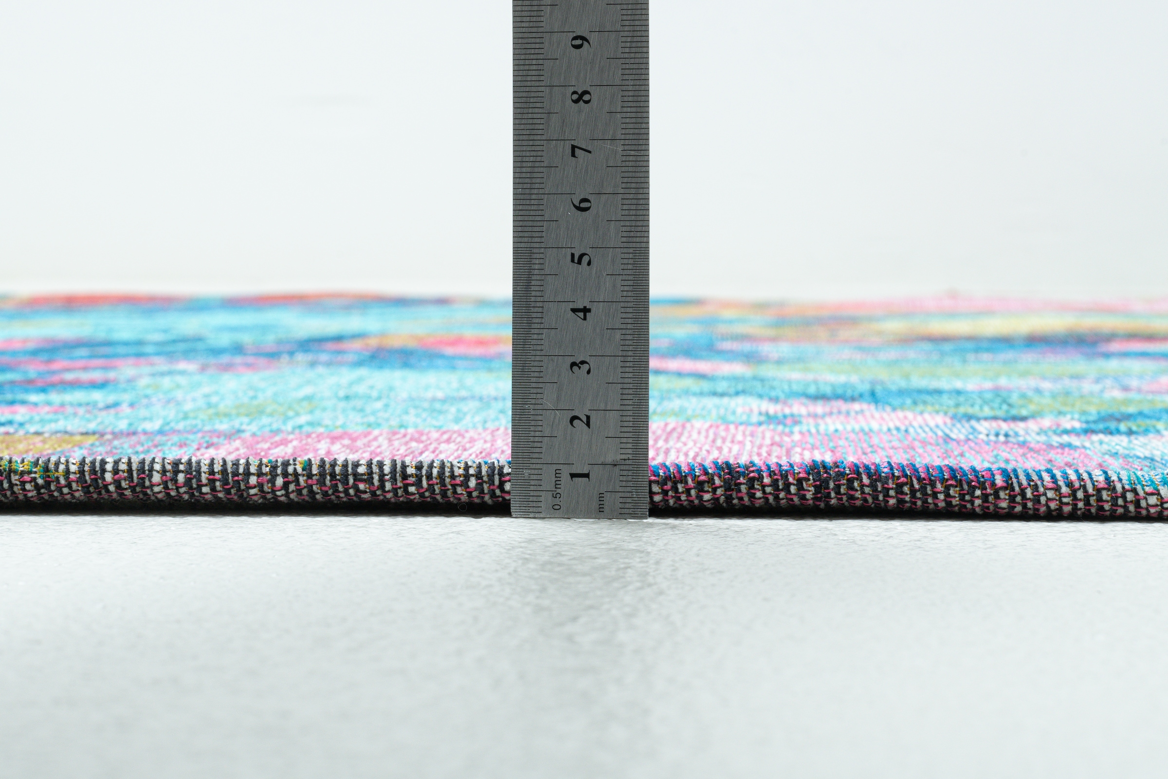 Sansibar Teppich »Keitum 006« rechteckig 3 mm Höhe Flachgewebe, modernes Design, Motiv Totenkopf & gekreuzte Säbel