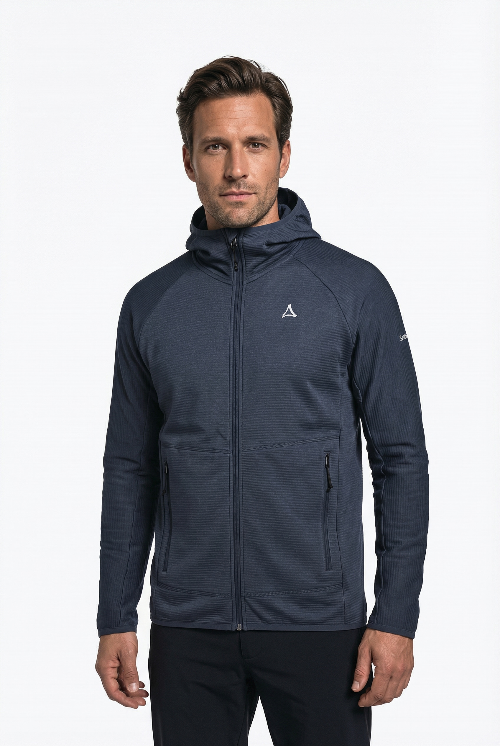 Schöffel Fleecejacke »Fleece Hoody Style Cascata MNS« mit Kapuze Übergangsjacke für sportliche Aktivitäten, wärmend und atmungsaktiv