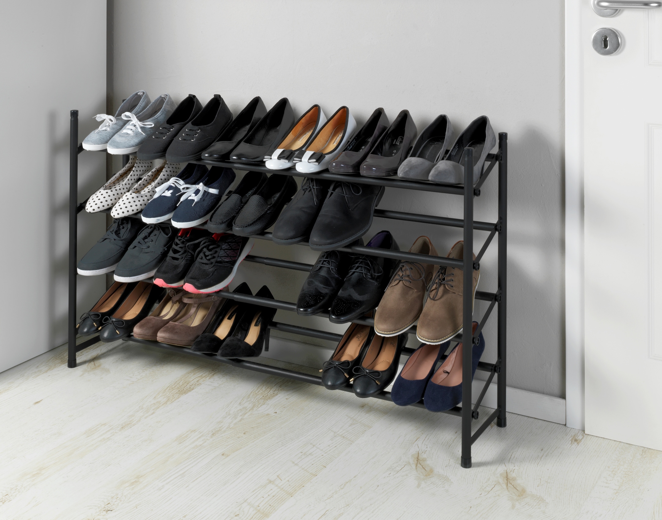 WENKO Schuhregal »Hero«, ausziehbar von 62 bis 115 cm, für 24 Paar Schuhe  im OTTO Online Shop