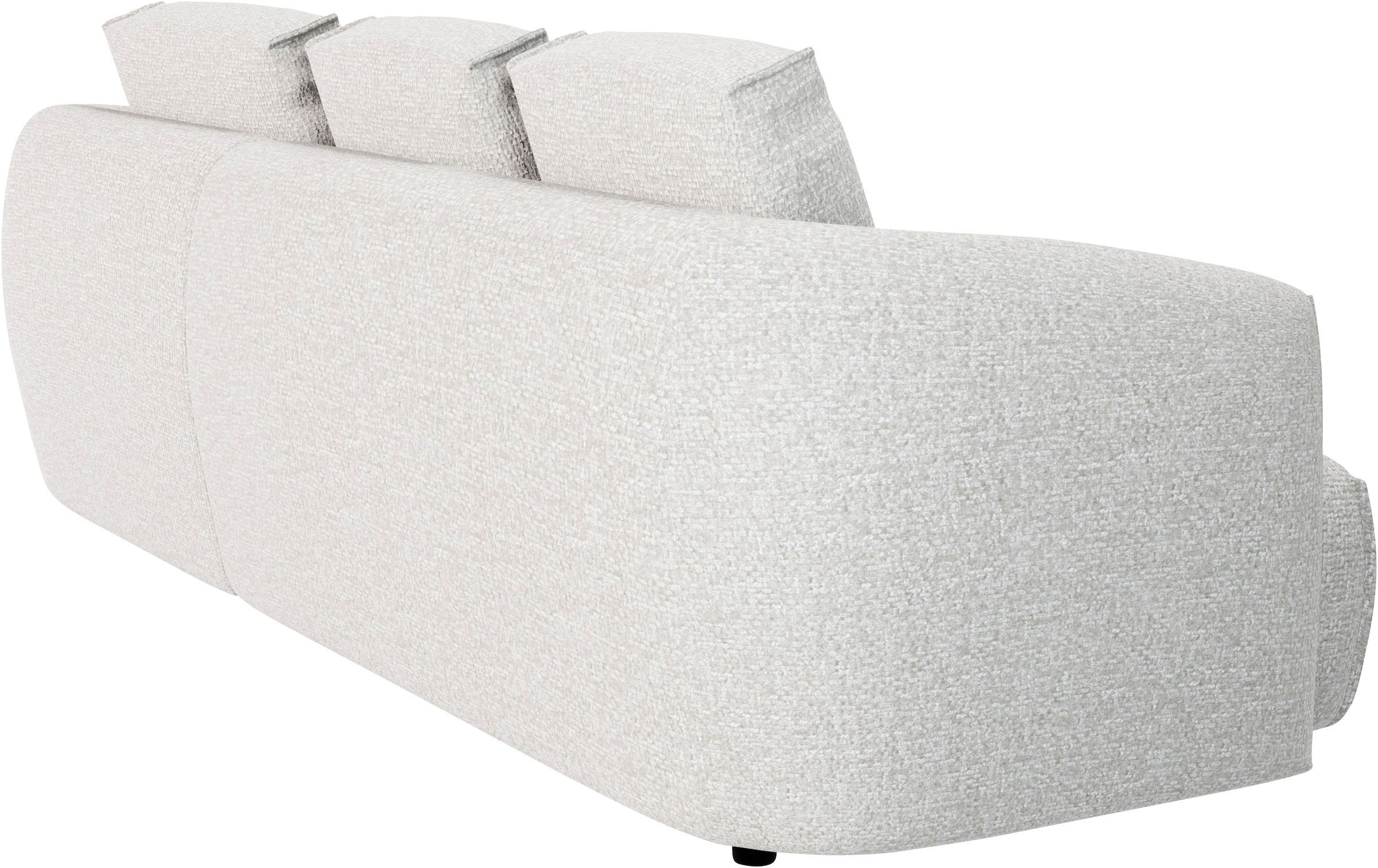 TRENDMANUFAKTUR Ecksofa »Shawn Designsofa mit elegant geschwungen Armlehnen, L-Form«, bequem, organischer Form, mit hochwertigem Bezug