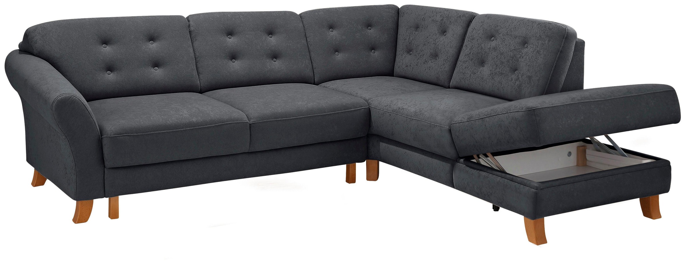 Home affaire Ecksofa »Trondheim L-Form«, mit Federkern