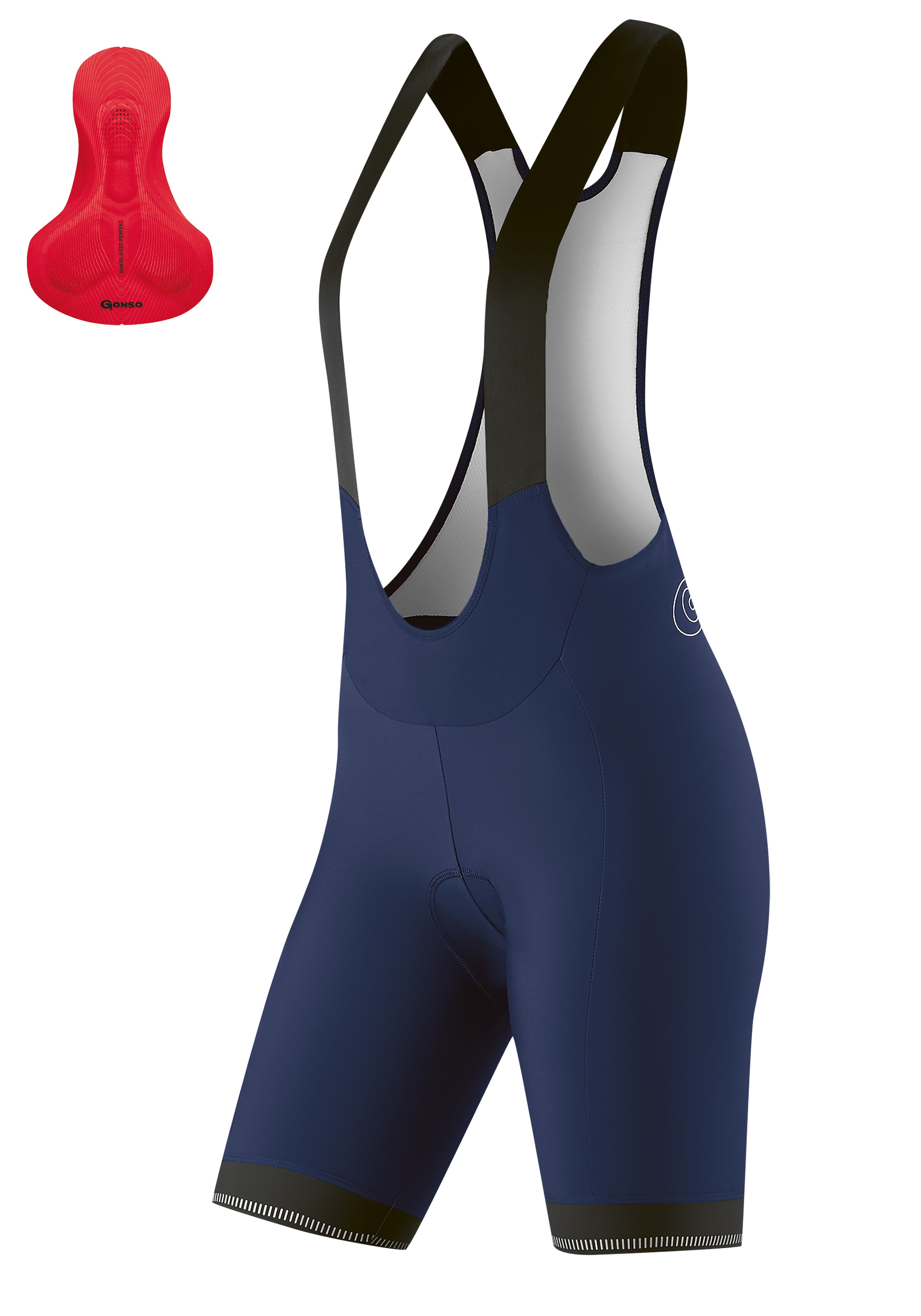 Gonso Fahrradhose »Sitivo W BIB 0«  Damen Rennradhose mit innovativem Sitzpolsterkonzept