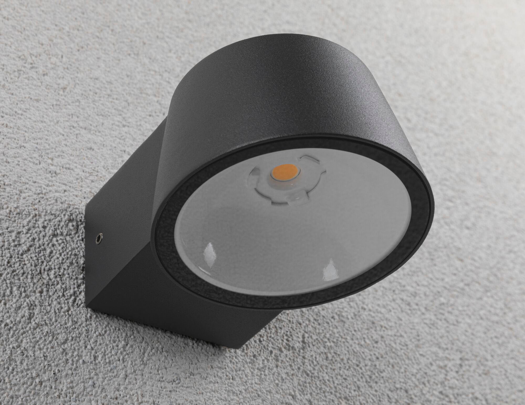 Paulmann LED Außen-Wandleuchte »Outdoor 230V Capea Aluminium anthrazit insect friendly«, 1 flammig, Insektenfreundlich, IP44, 2200K