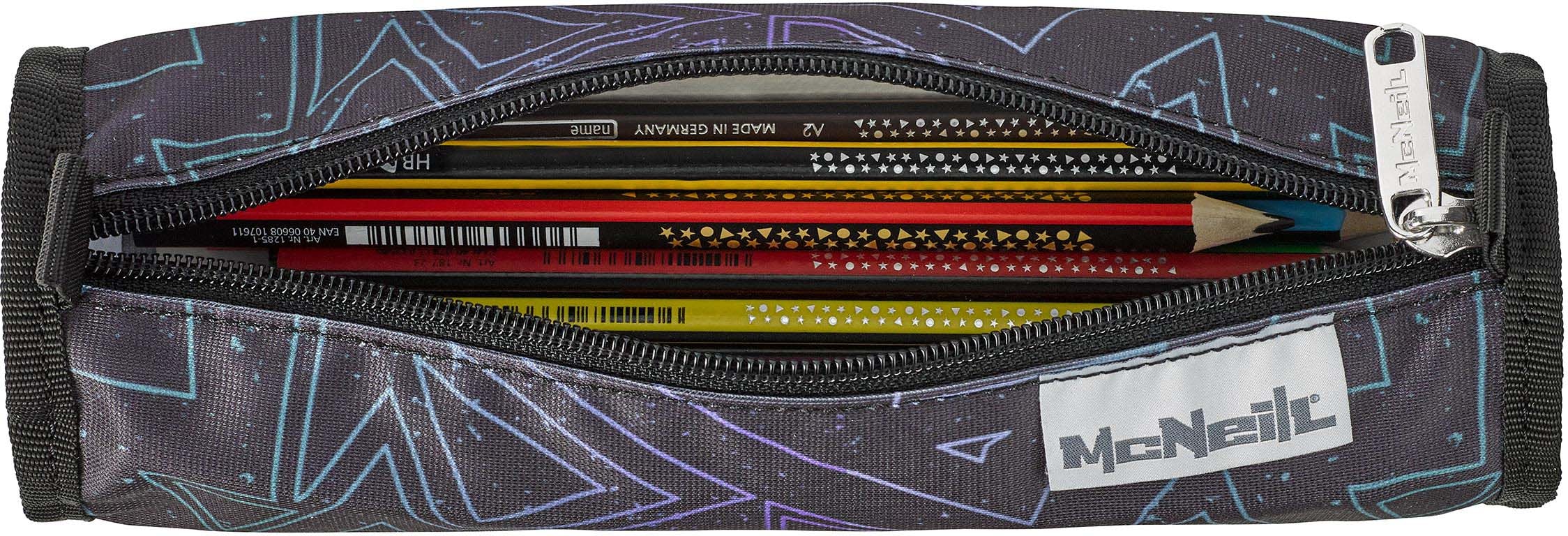 McNeill Schulranzen »Ergo Complete«, reflektierende Streifen auf den Schultergurten-retroreflektierende Flächen, inkl. Federmäppchen, Turnbeutel, Schlamperrolle & Motivmagnet