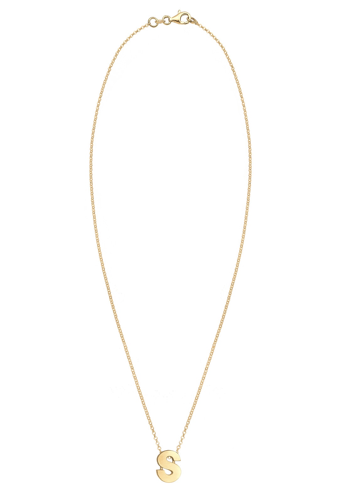 Elli Kette mit Anhänger »Halskette Buchstabe S Initialen 925 Sterling Silver«