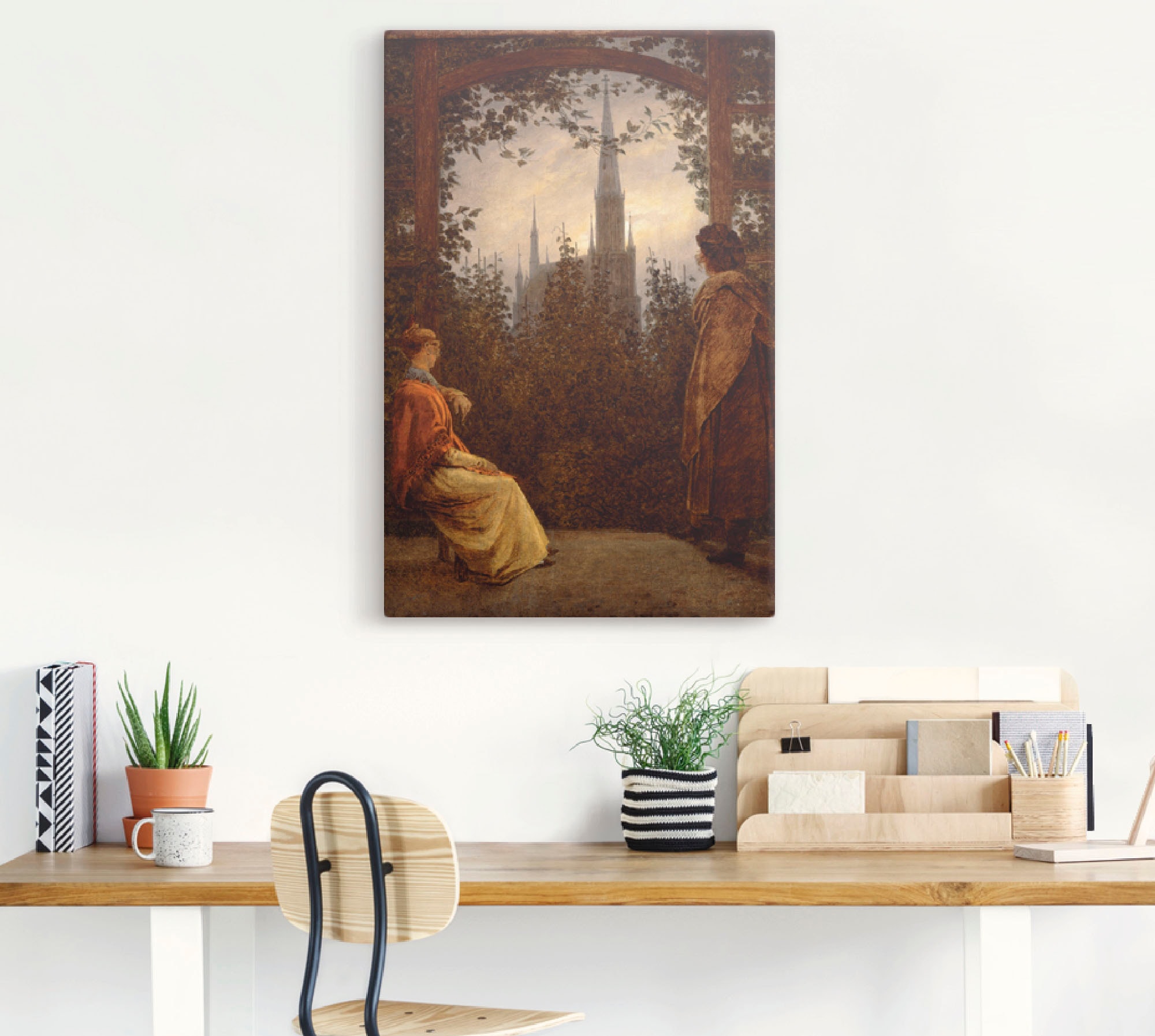 Artland Wandbild »Gartenlaube. 1818.«, Garten, (1 St.), als Alubild, Leinwandbild, Wandaufkleber oder Poster in versch. Größen