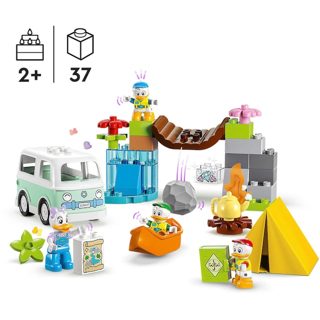 LEGO® Konstruktionsspielsteine »Camping-Abenteuer (10997), LEGO® DUPLO  Disney«, (37 St.), Made in Europe online | OTTO