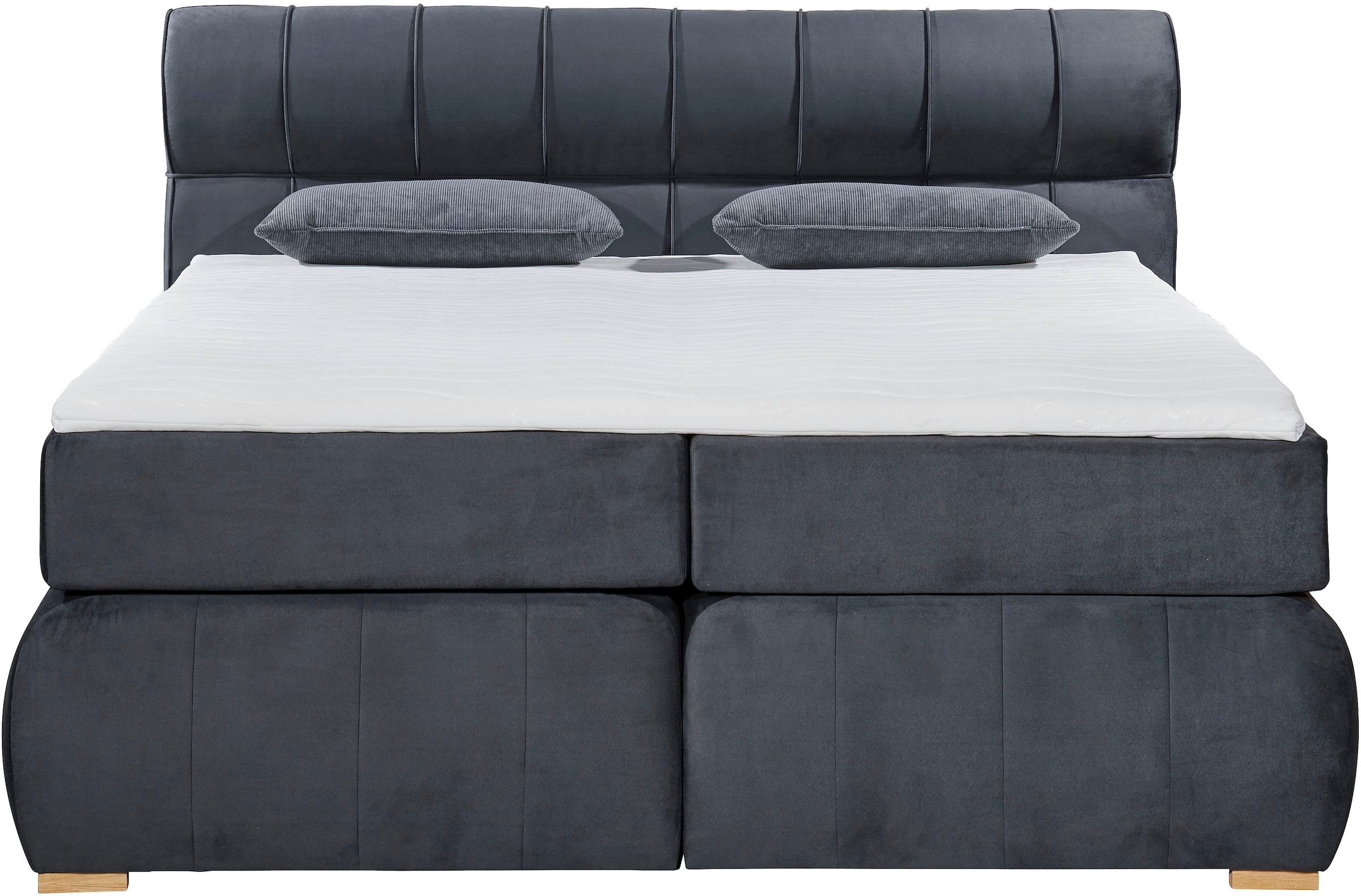 Places of Style Boxspringbett »Felicia«, in H4, inkl. Topper und Bettkasten