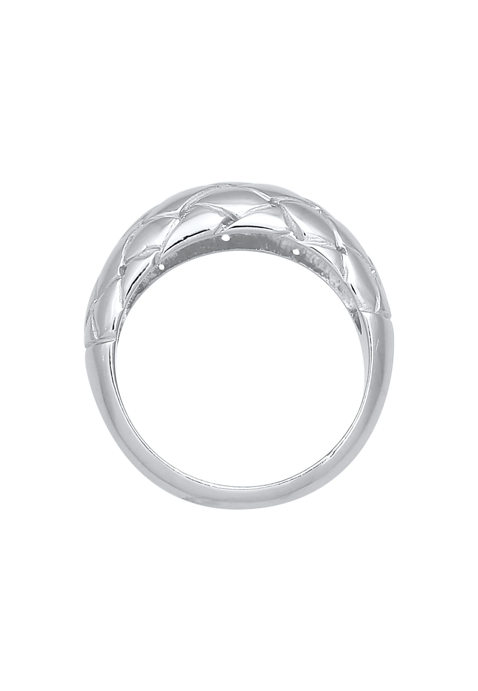 Elli Silberring »Ring Raute Raffiniert Casual Look 925 Silber«