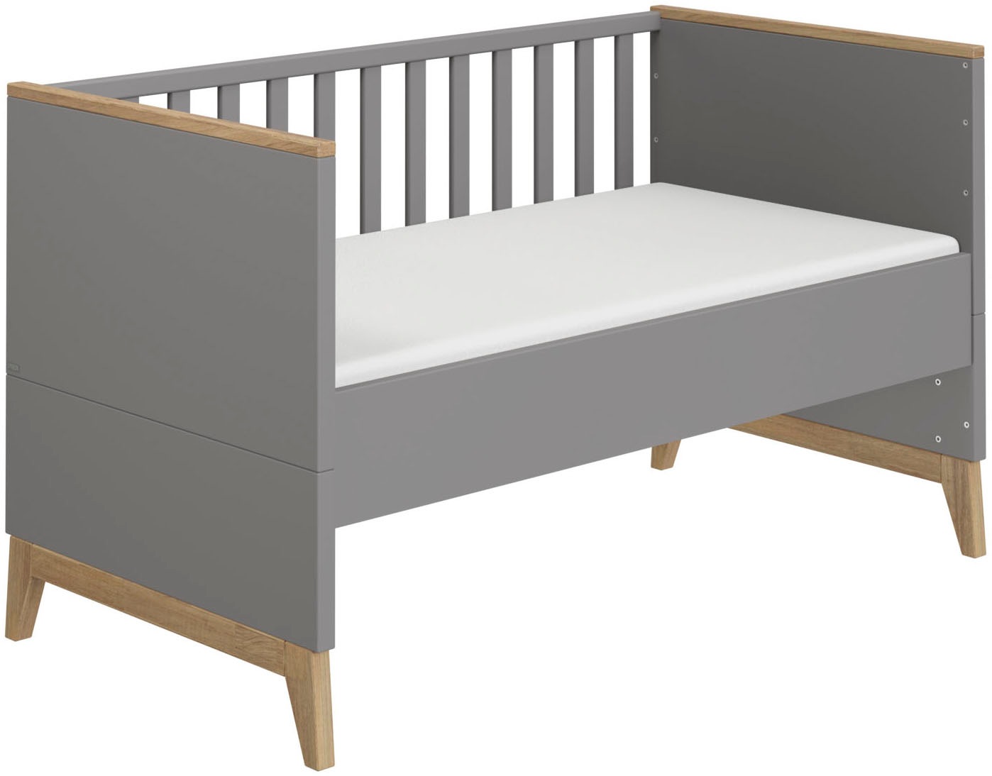 PAIDI Umbauseiten »STIENE für den Umbau vom Babybett zum Juniorbett« Erweiterungs-Set Kinderbett 70x140cm in Beige oder Grau